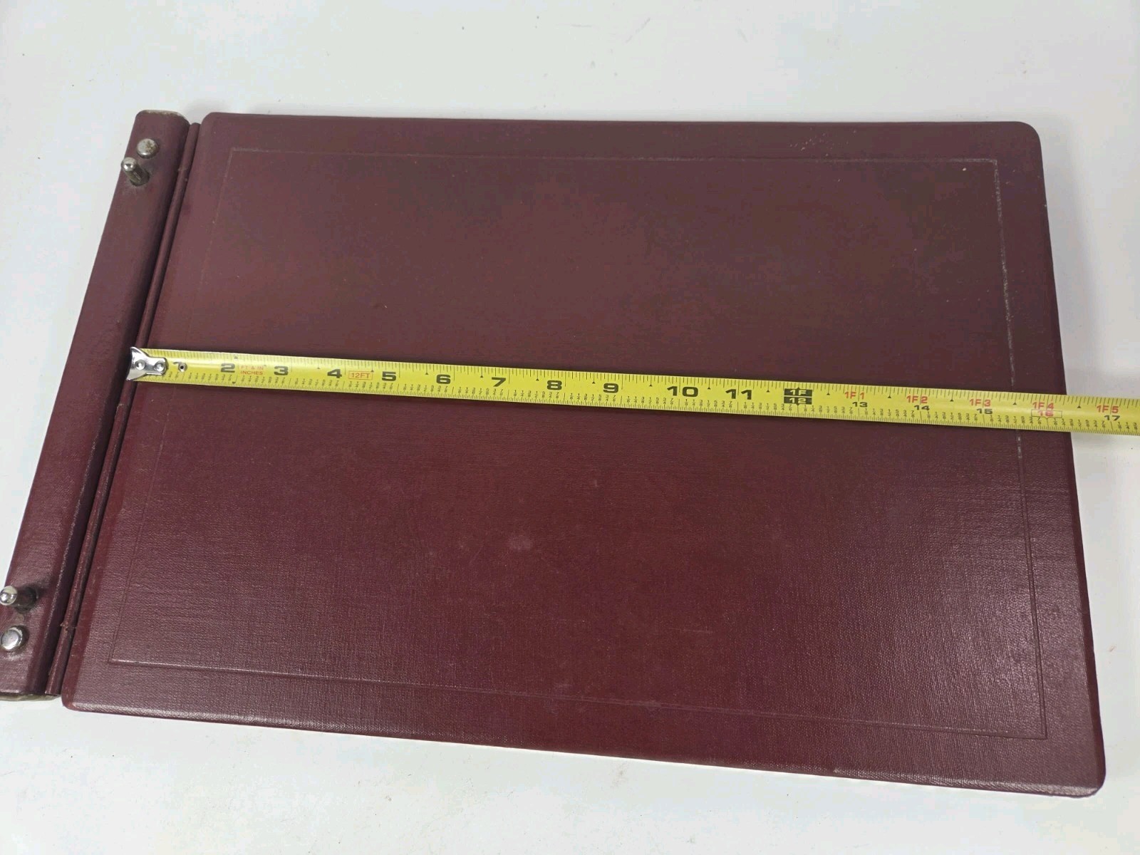 Vintage Boorum & Pease Ledger Book Case Notebook Hardcover Shell Only Maroon