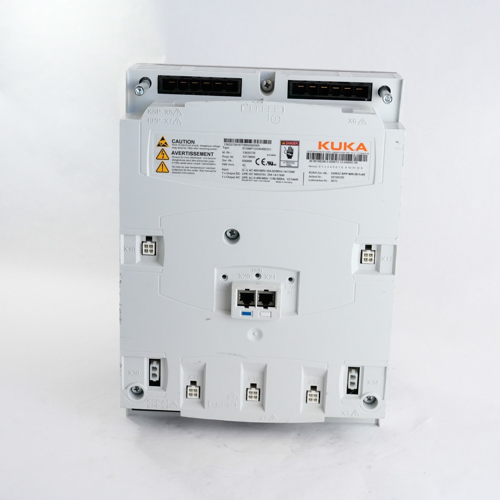 KUKA ECMBP1D3404BE531 / 049692 KPP 600-20-1×40 Power Pack Drive