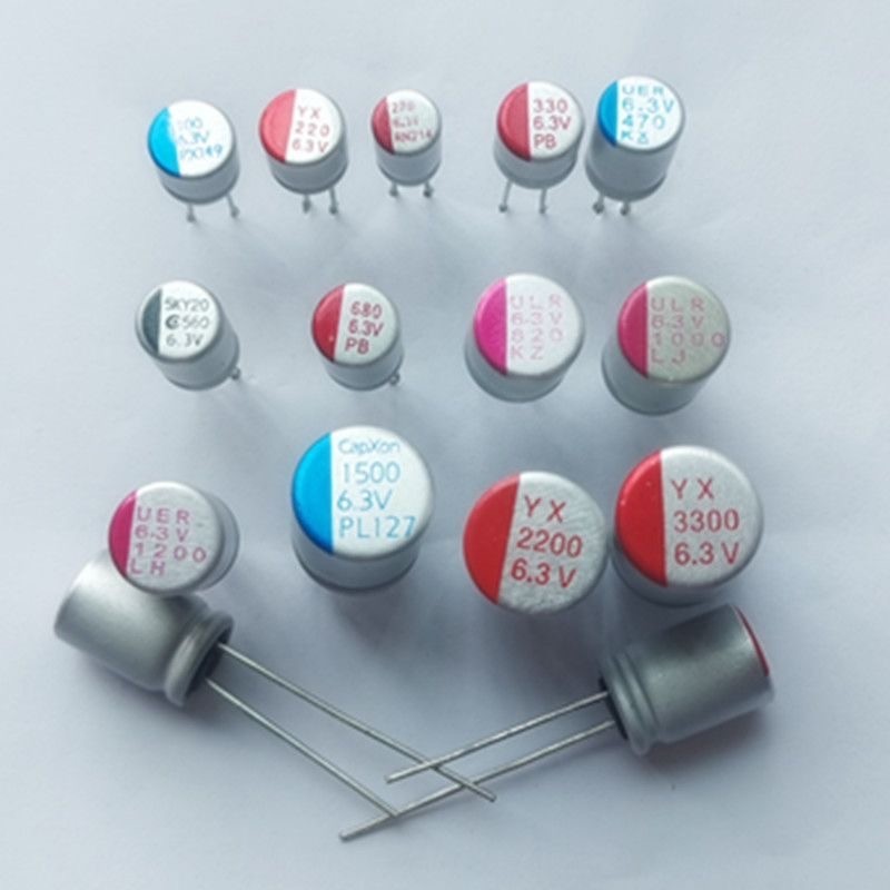 5PCS Solid Capacitor 2.5V 6.3V 10V 16V 25V 35V 100uF 220uF 470uF 680uF 820uF