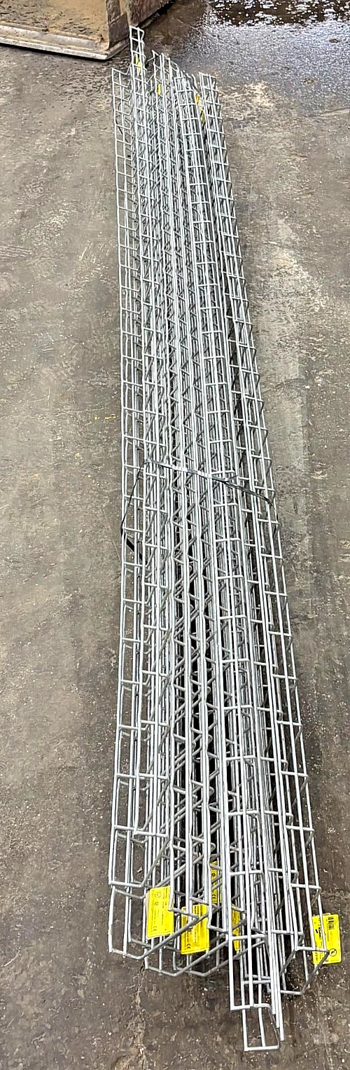 COOPER B-LINE CABLE TRAY LOT OF 10 FT2X6X10 ELG FIBER DUCT 2″X6″ LENGTH 3 METERS