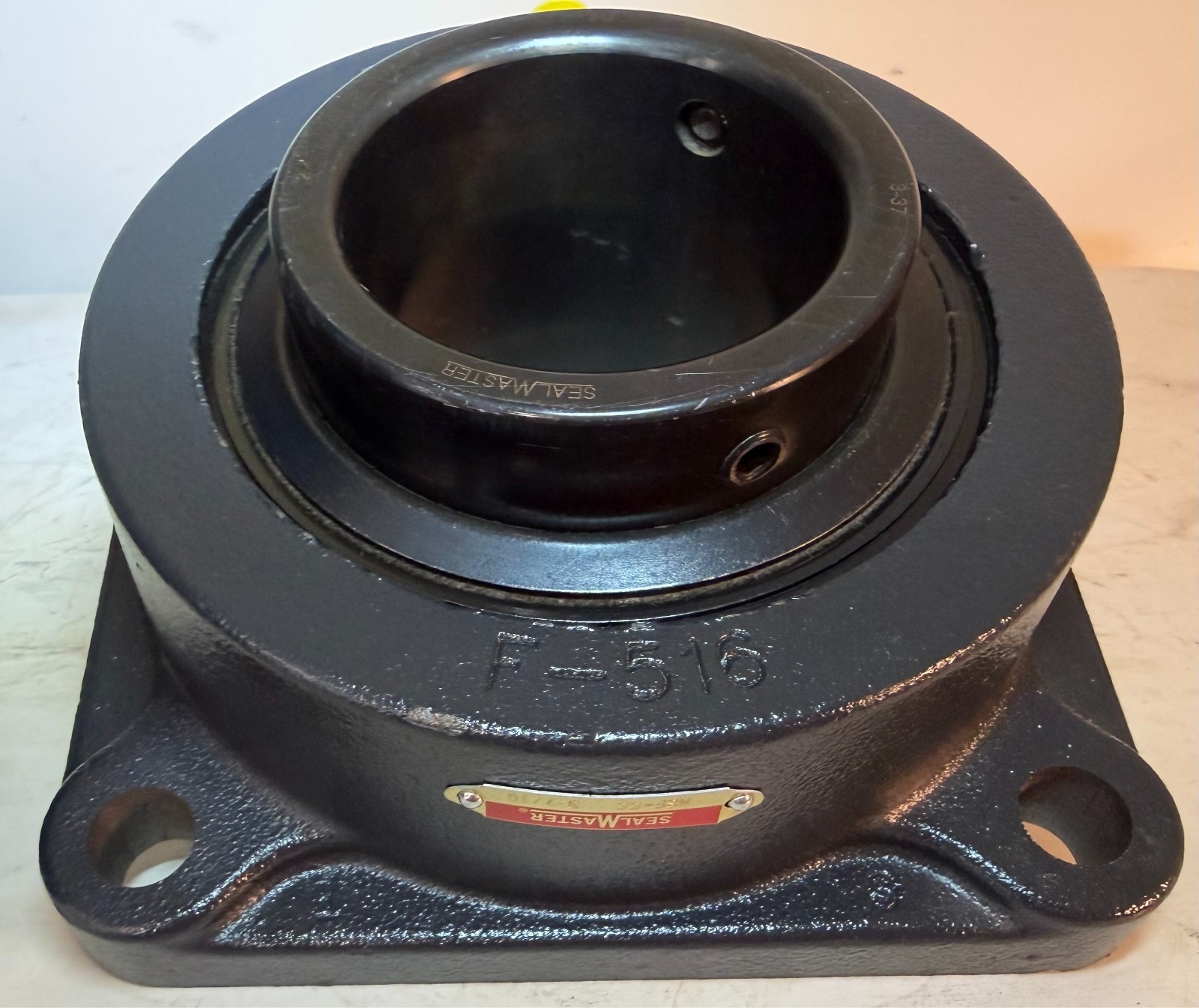 SEALMASTER MSF-55 Flange Bearing, 4-Bolt, Ball, 3-7/16″ Bore, FREE SHIPPING