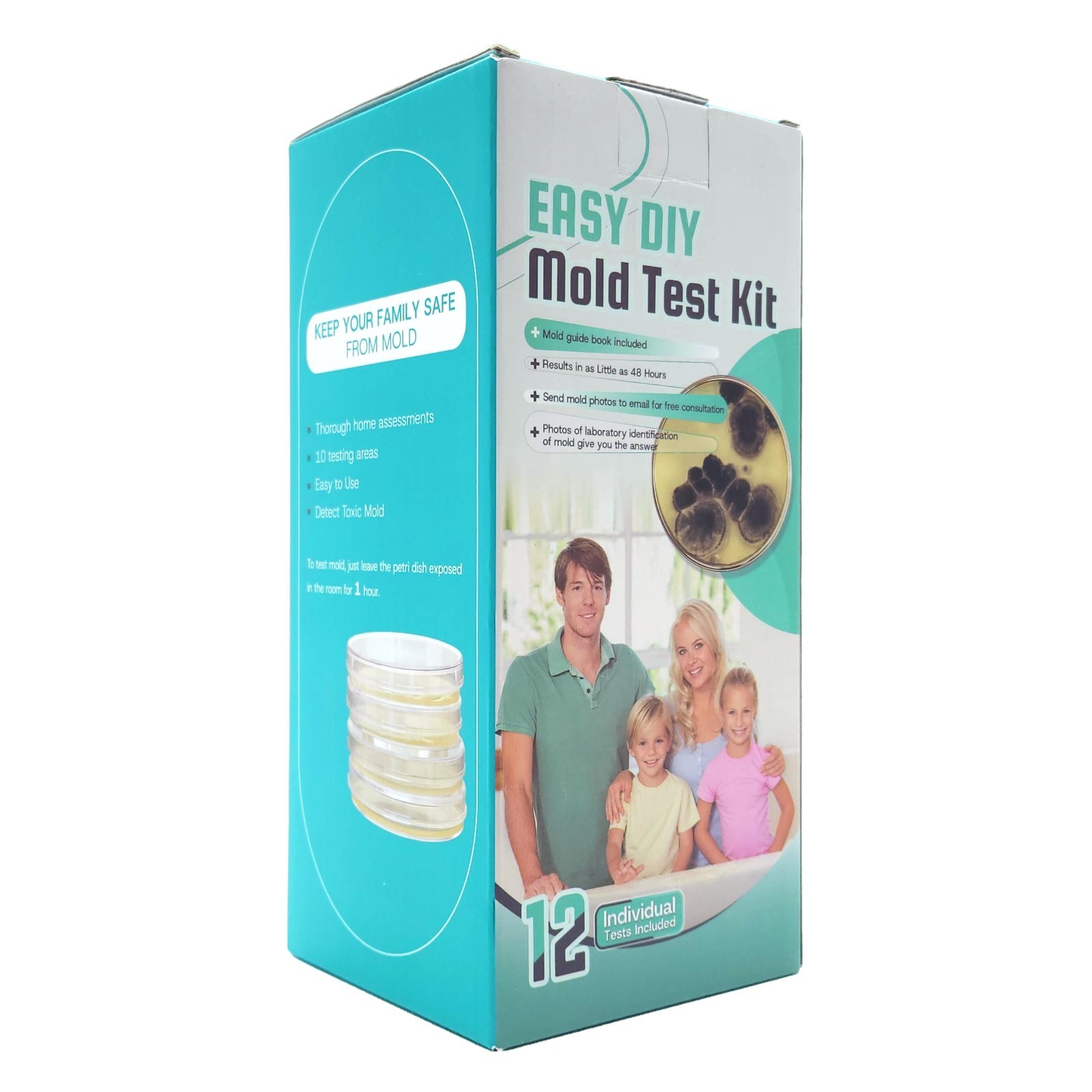 (Lot of 2) Mold Test Kit for Home Detection: 12 Professional DIY Testing Kits
