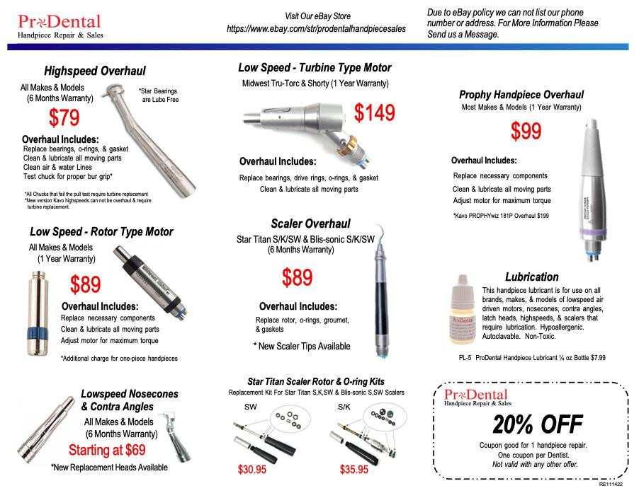 ProDental Doriot Style Swing Latch Head