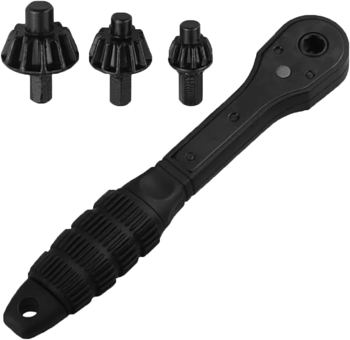 2-in-1 Ratchet Drill Chuck Key Wrench – Universal Chuck Key Replacement Tool for