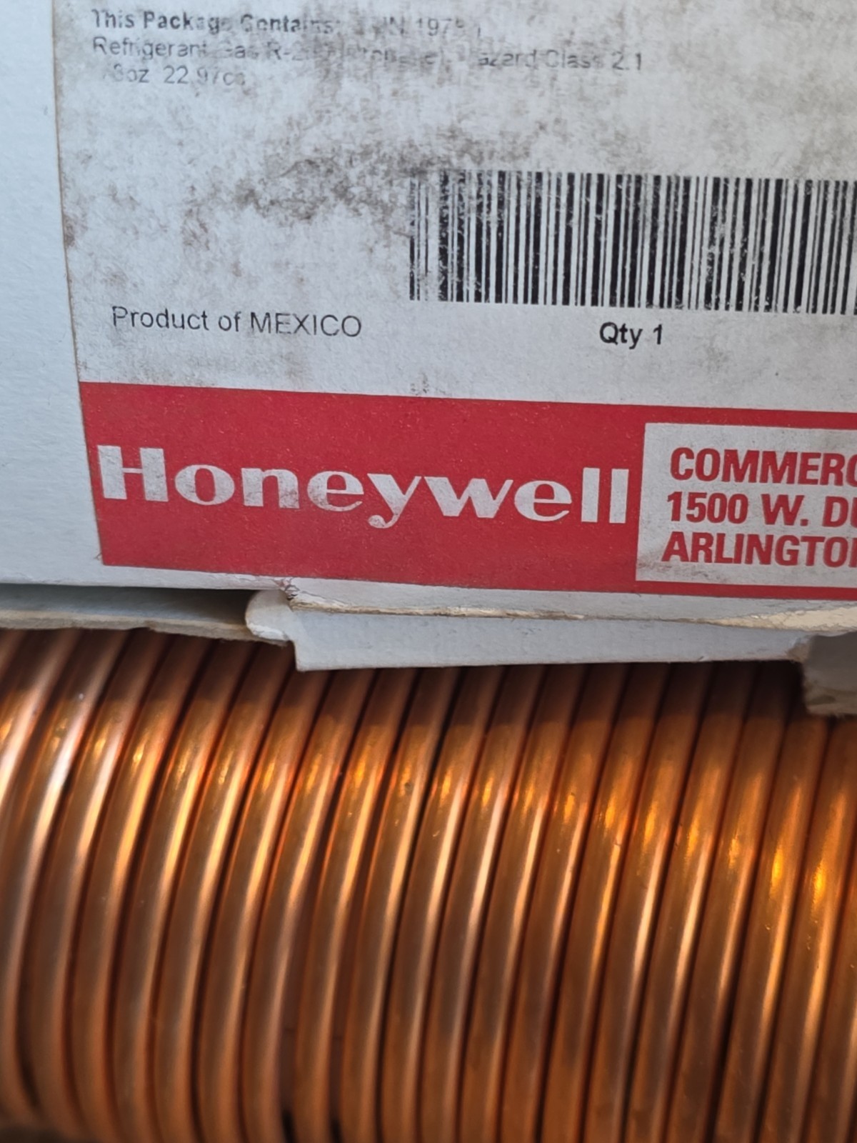 Honeywell L482A1004 Freeze Stat; 2 SPST 1 NO 1 NC, 15F to 55F, 20 Foot Tube NEW