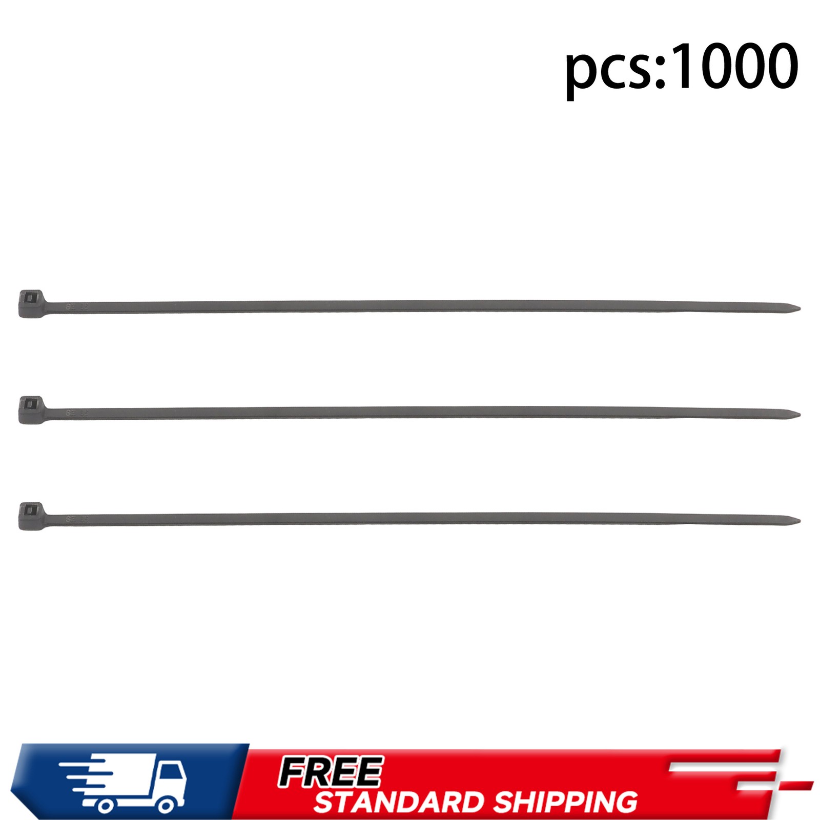 40lb Zip Ties 8 Inch Uv Rated 1000pcs Self-Locking Width 0.14″ Cable Ties