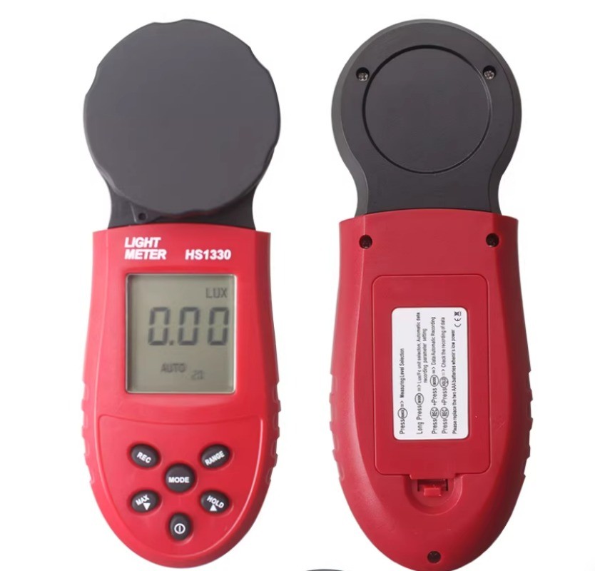 HS1330 Digital Light Luxmeter 1-200,000Lux Luminometer 1Lux 0.1Lux 0.01Lux