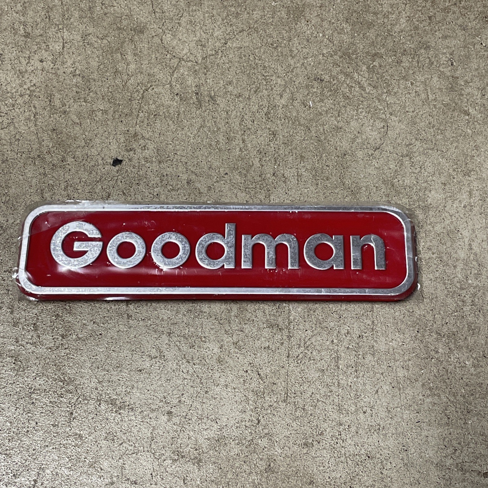 OEM Goodman Air Conditioner Emblem Nameplate 0161r00092