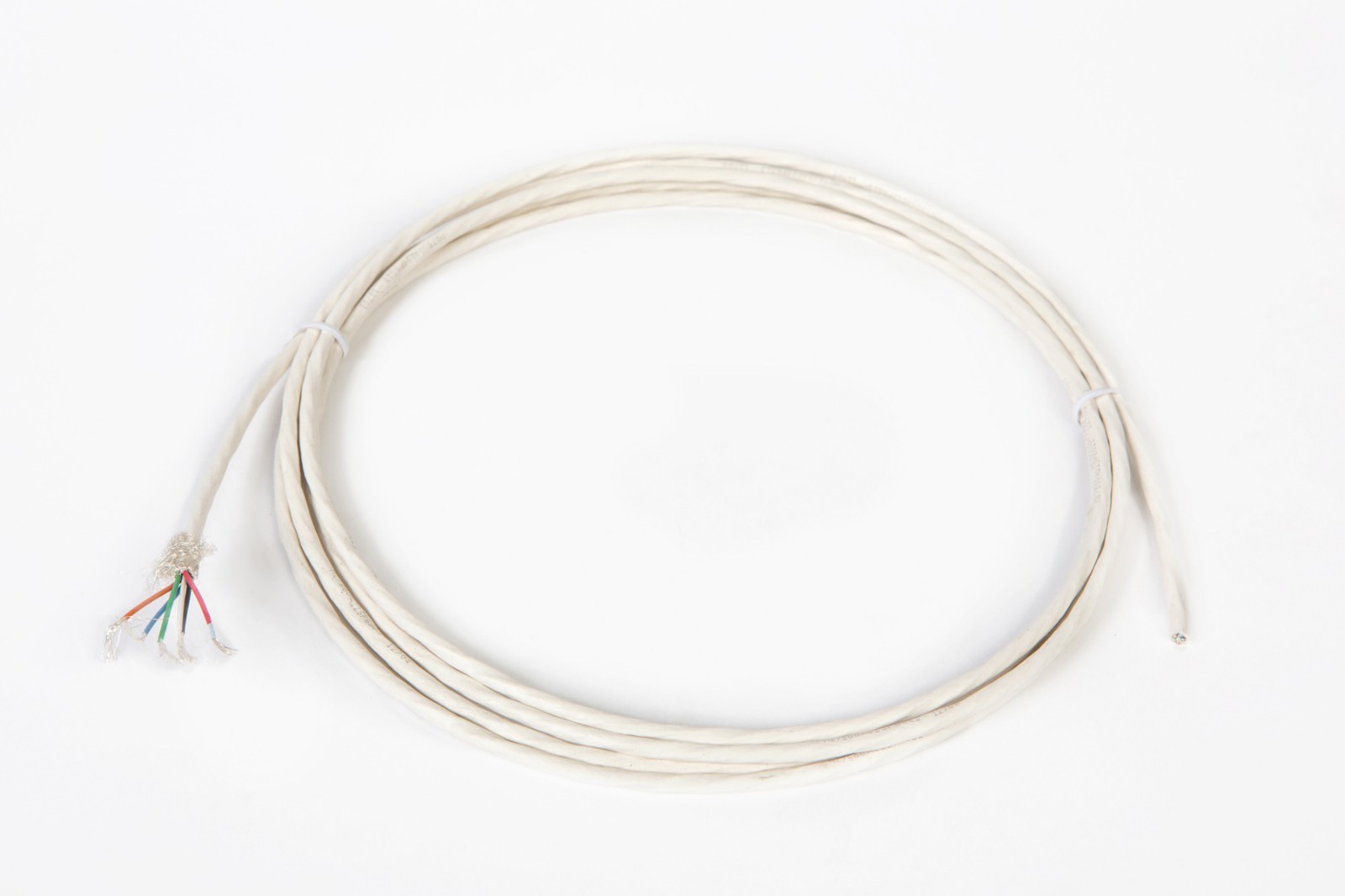 10 Ft 22AWG AWG Shielded Silver Plated PTFE Wire Twisted Pair 19 strand Cable.