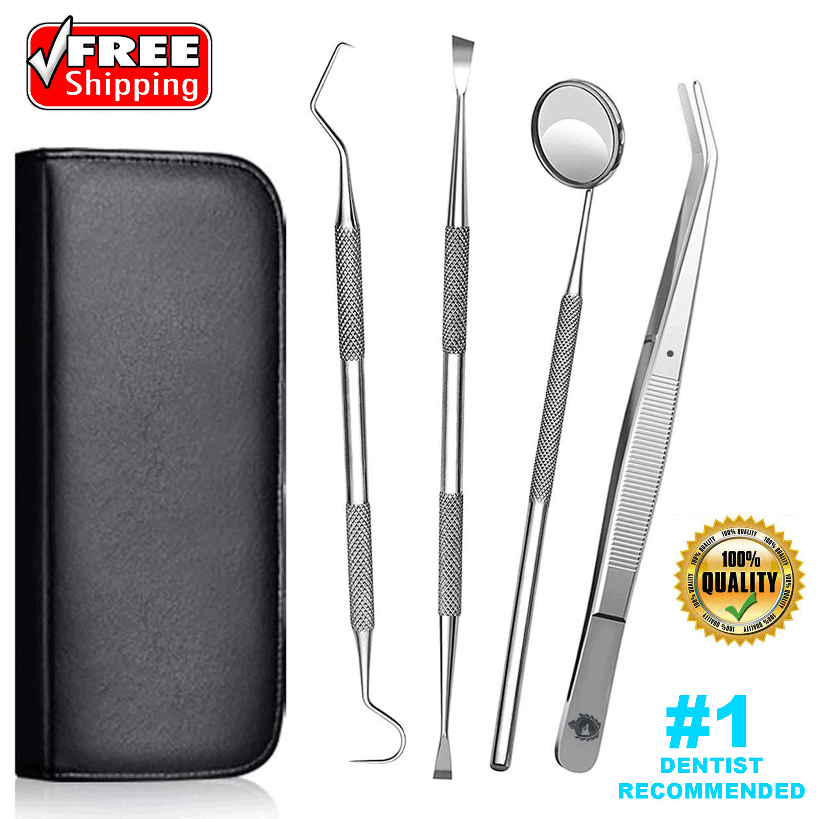cuidado bucal limpieza dental blanqueamiento kit de dientes de dentista 4 PC Set