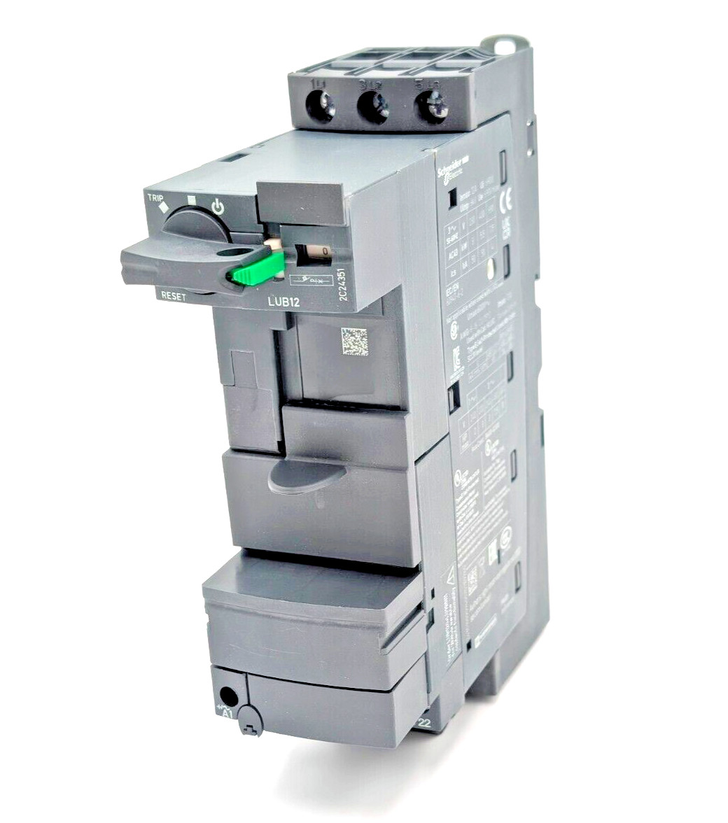 Schneider Electric LUB12 Non reversing power base TeSys Ultra 3P 1NO + 1NC 12A
