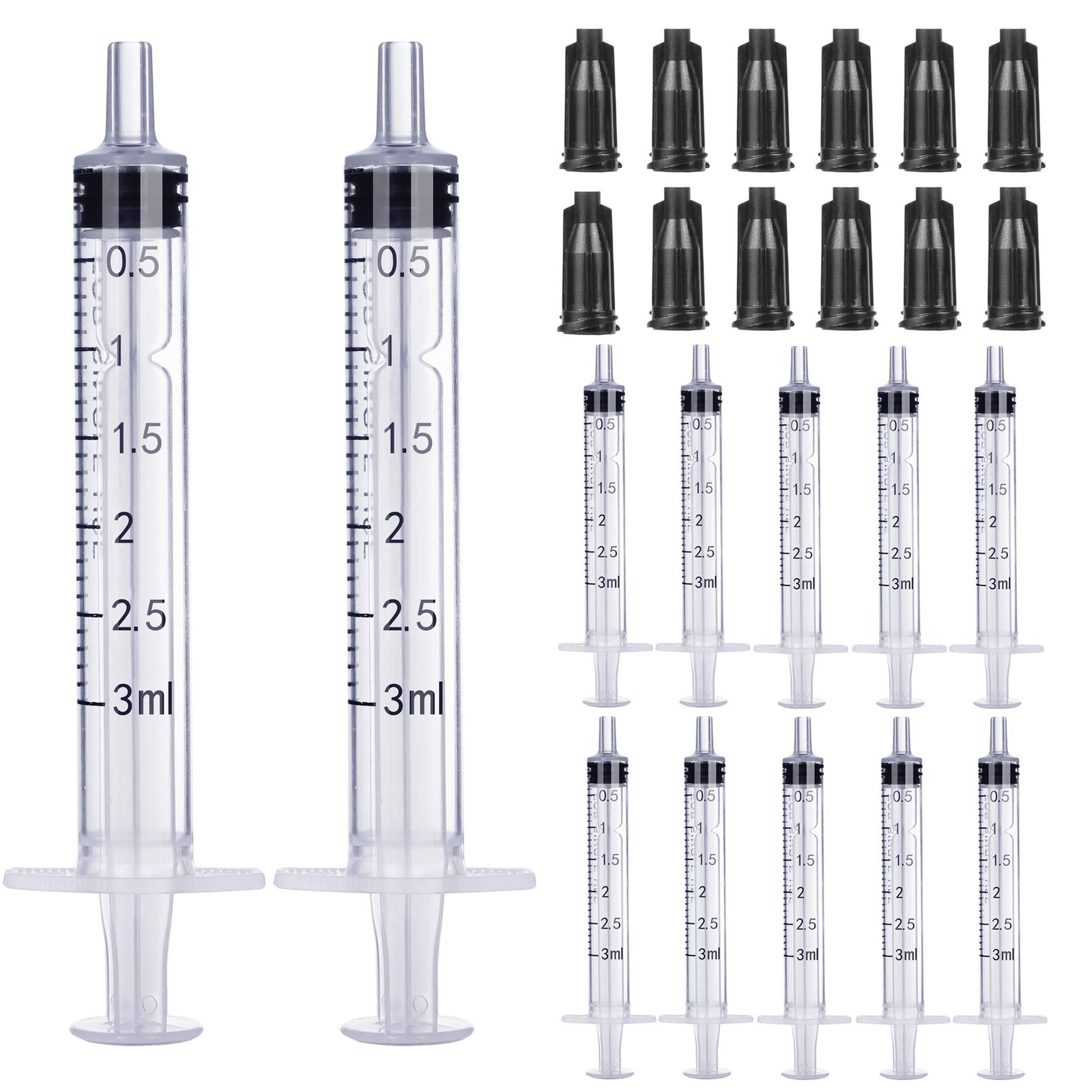3ml Syringe Without Needle – 3 ml Small Plastic Syringes Sterile 3ML, 3ML