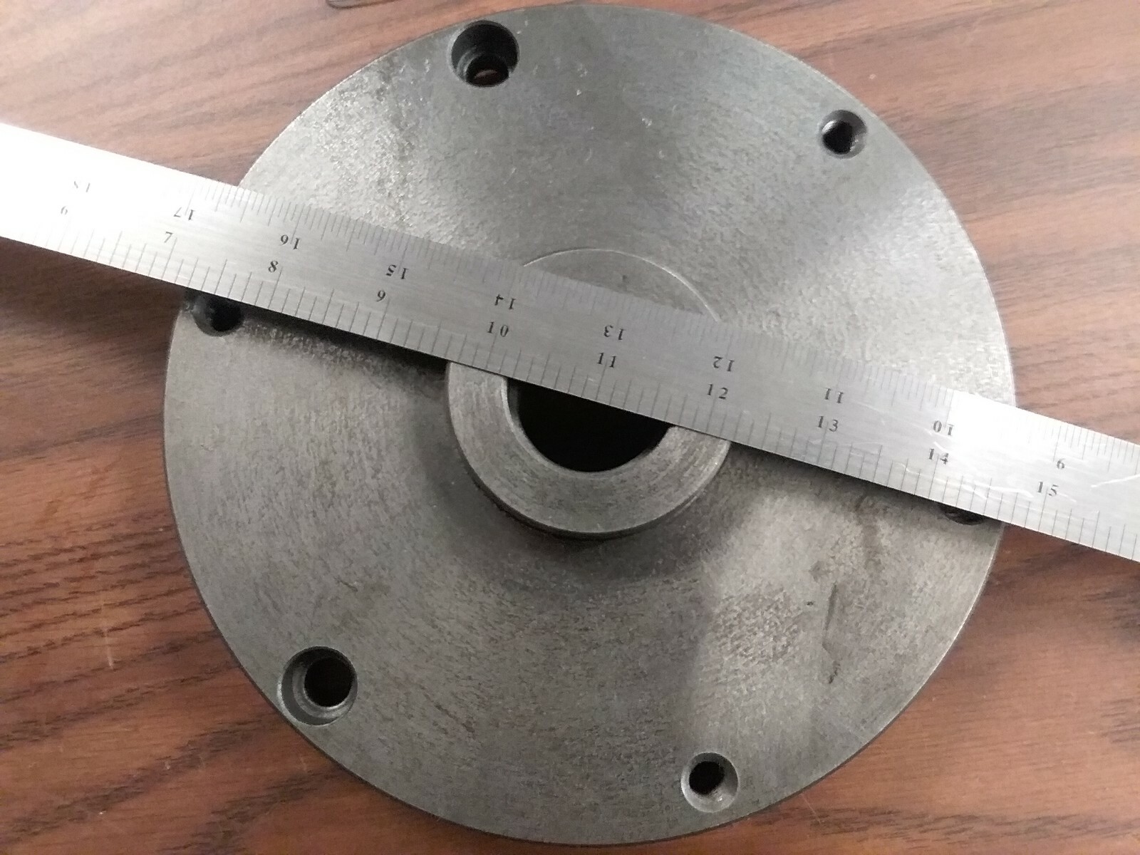 1-1/2″-8 Finished adapter Plate for 8″ self-centering LATHE CHUCKS ADP-08-1128