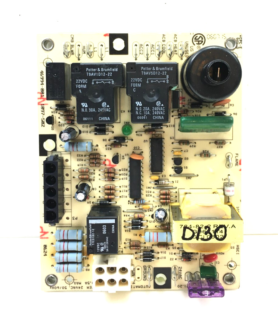 LENNOX 46994-001 Furnace Control Circuit Board 1097-502 used #D130