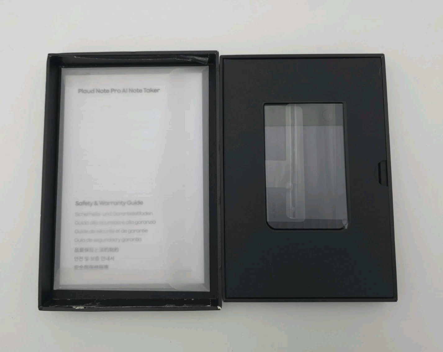 Plaud Note Pro AI Voice Recorder Note Taker PN0300 64GB Black Open Box