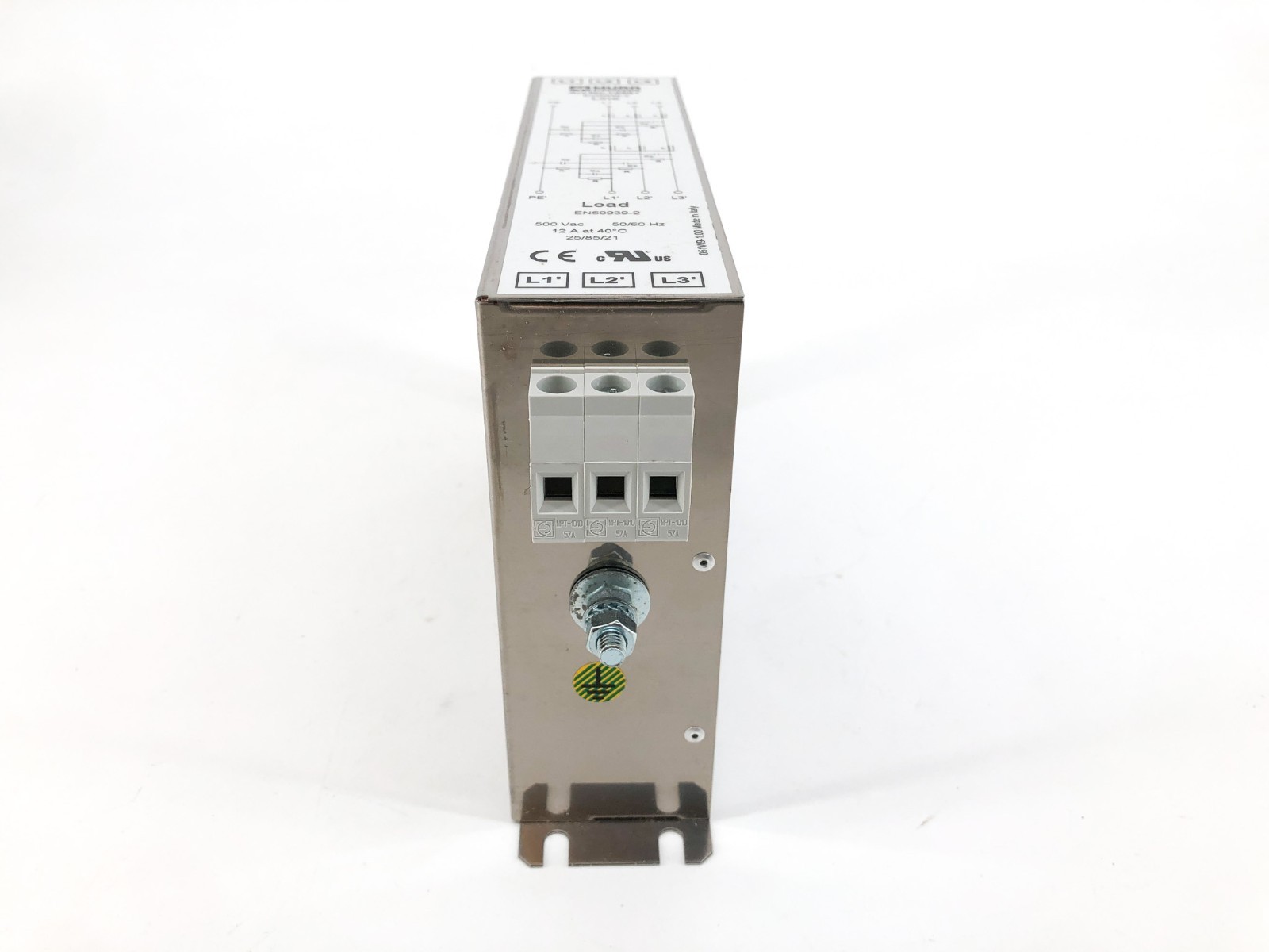 New Murr Elektronik 10551 EMC Filter 3-Phase 2-Stage 500VAC 12A MEF Series