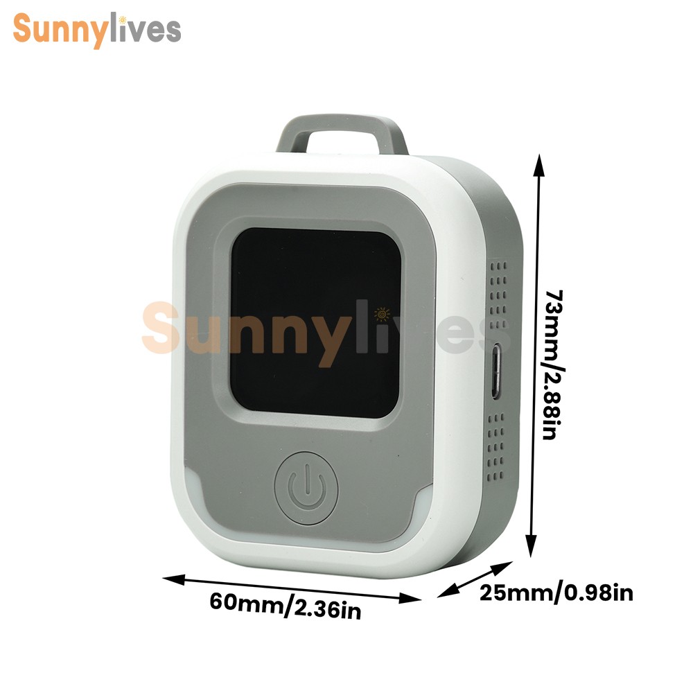 Air Quality Monitor 3-in-1 Carbon Monoxide Detector Temperature Humidity Alarm