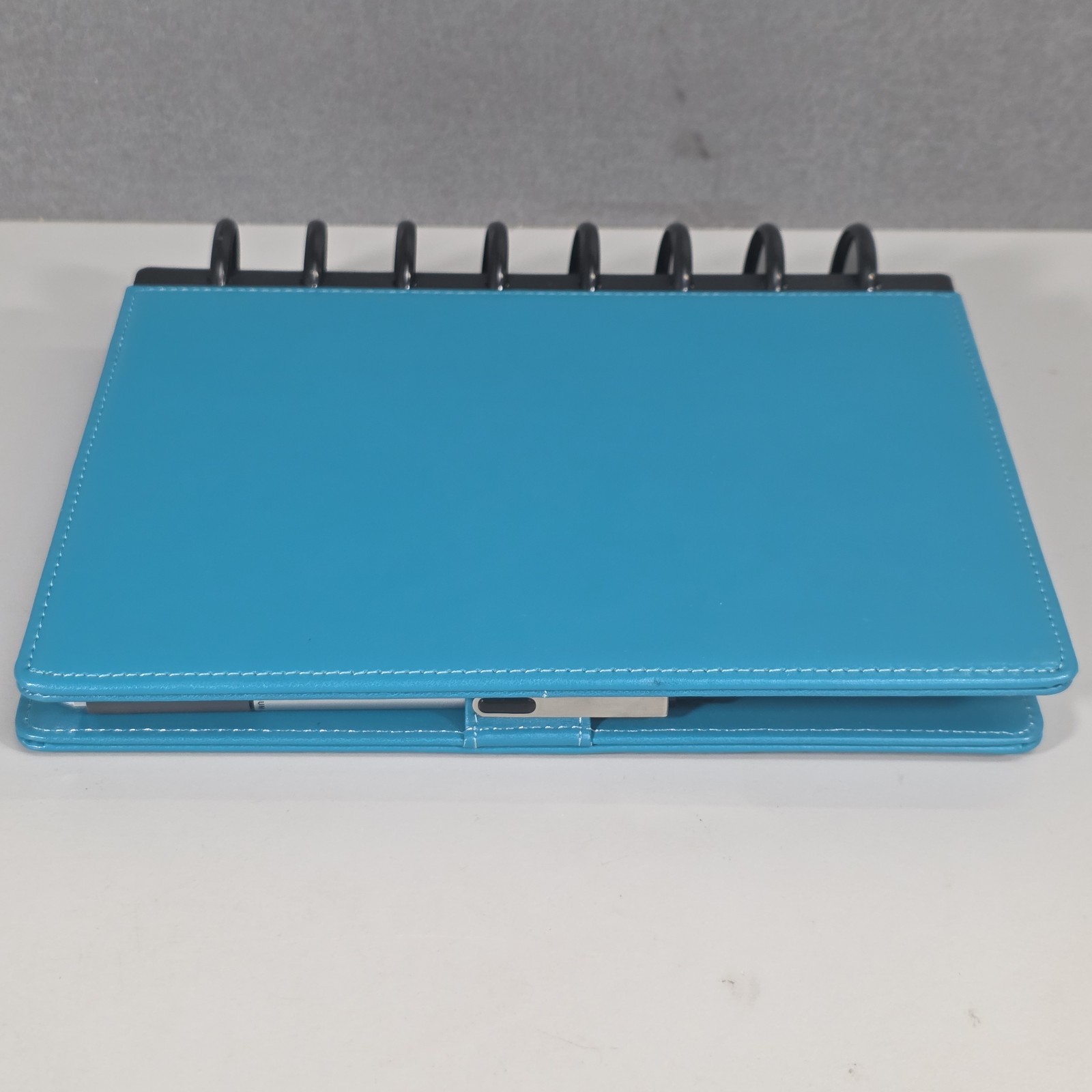 TUL Discbound Teal Junior Notebook With Smooth Leather Cover Pre-owned EUC
