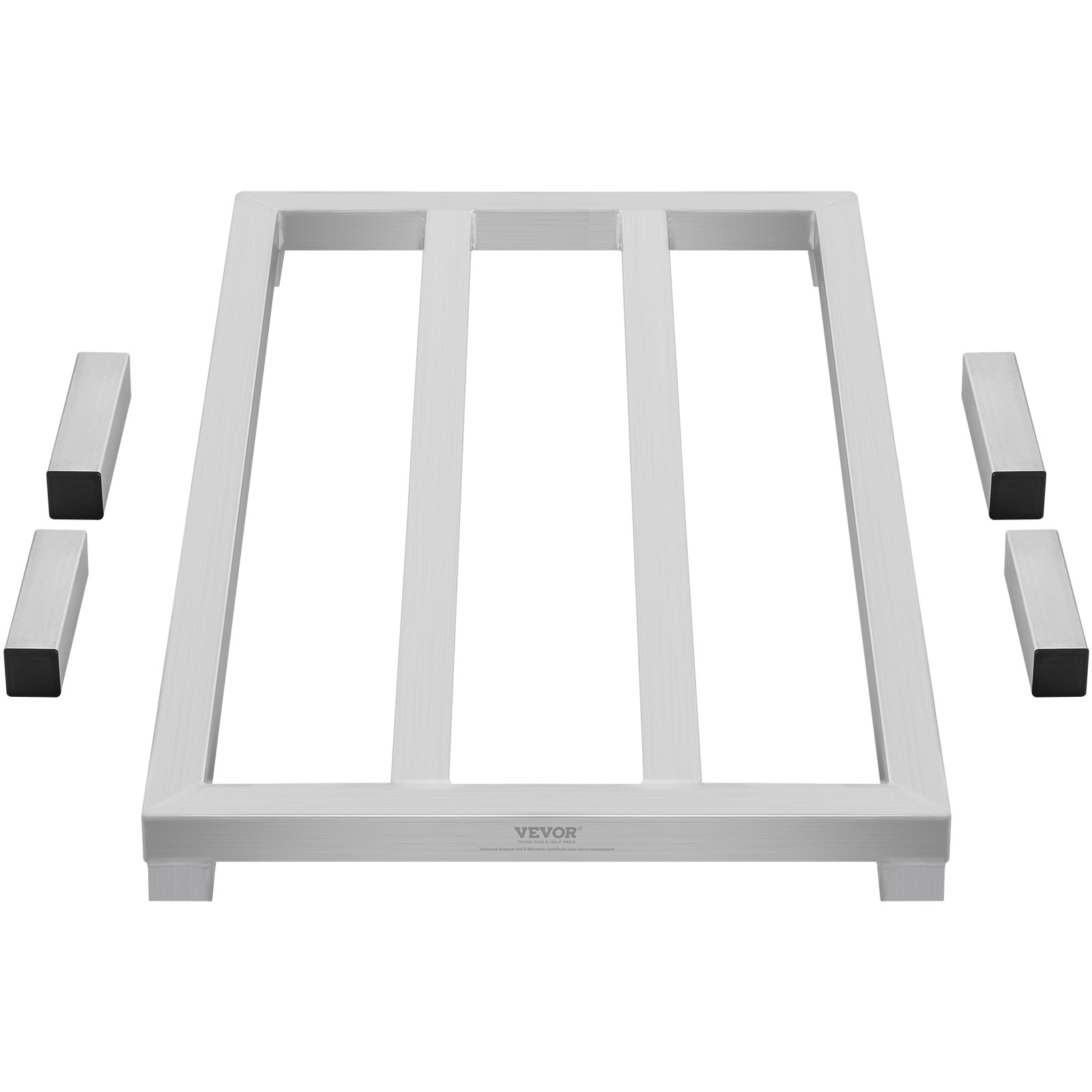 VEVOR Aluminum Dunnage Rack Stationary Dunnage Rack 36” x 20” x 8” Storage Rack