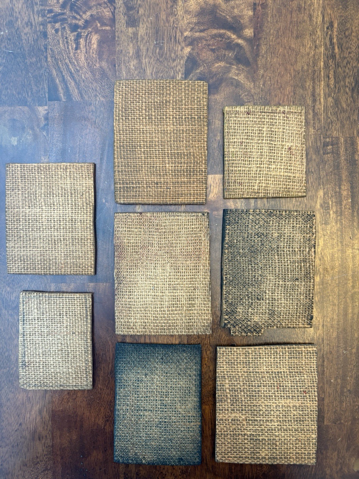 Lot Of 8 Vintage Carved Printing Blocks Religious Sailing