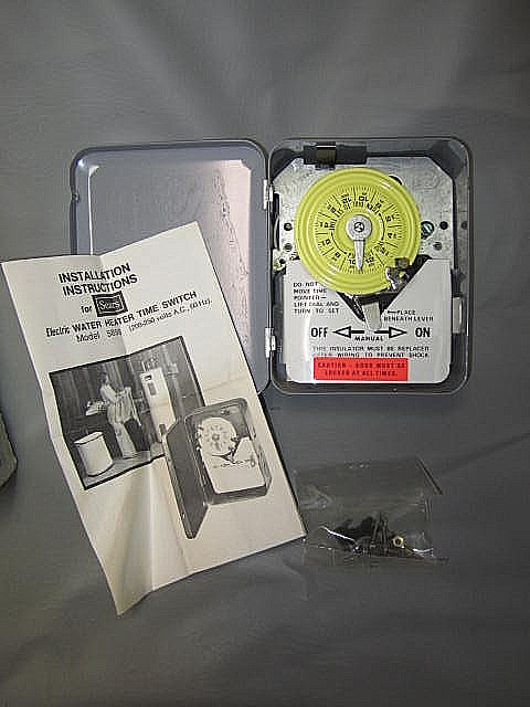 Sears Electric Water Heater Heavy Duty Time Switch Electrical Timer Model: 5898