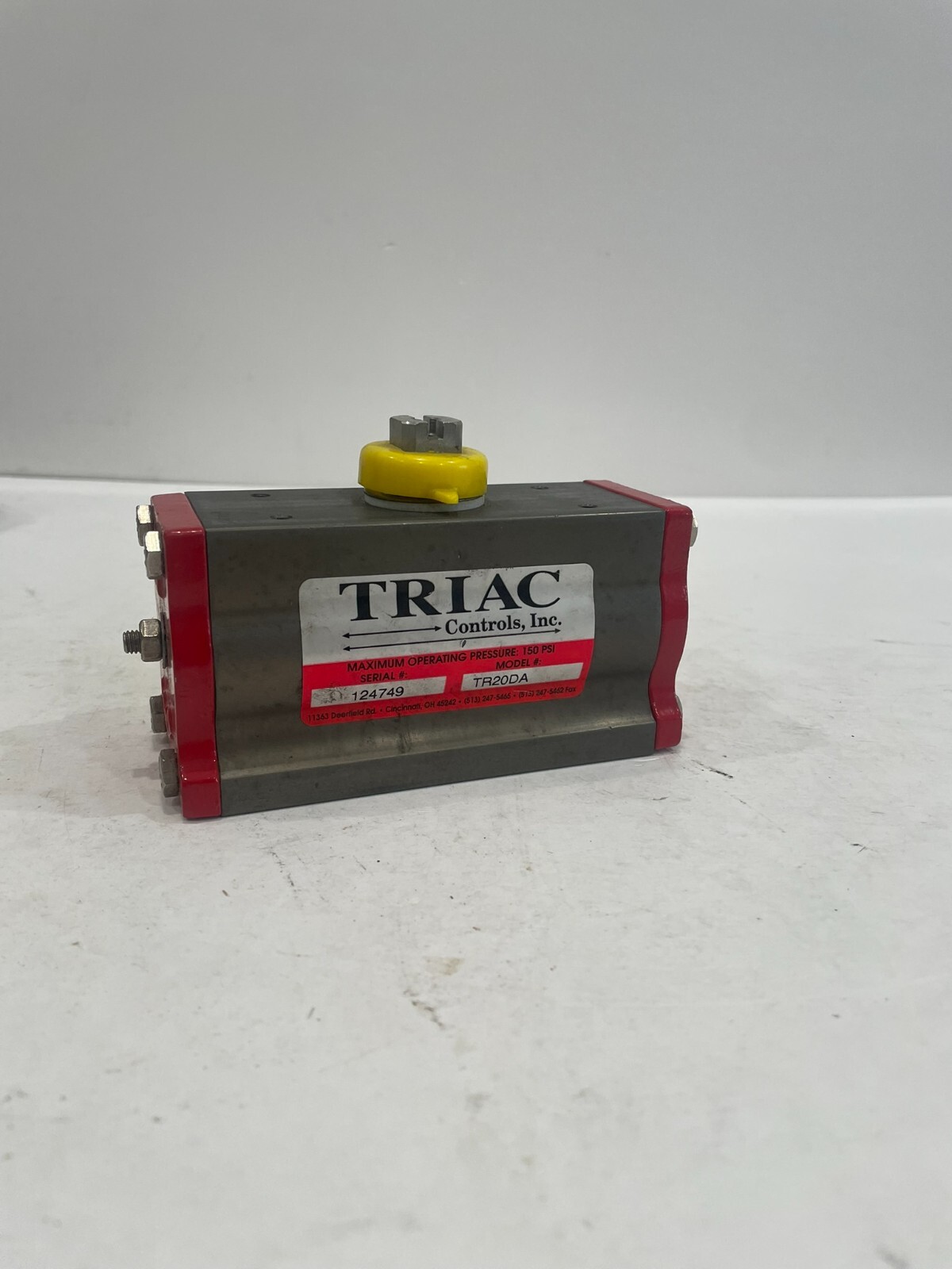 NEW TRIAC CONTROLS TR20DA RACK & PINION ACTUATOR