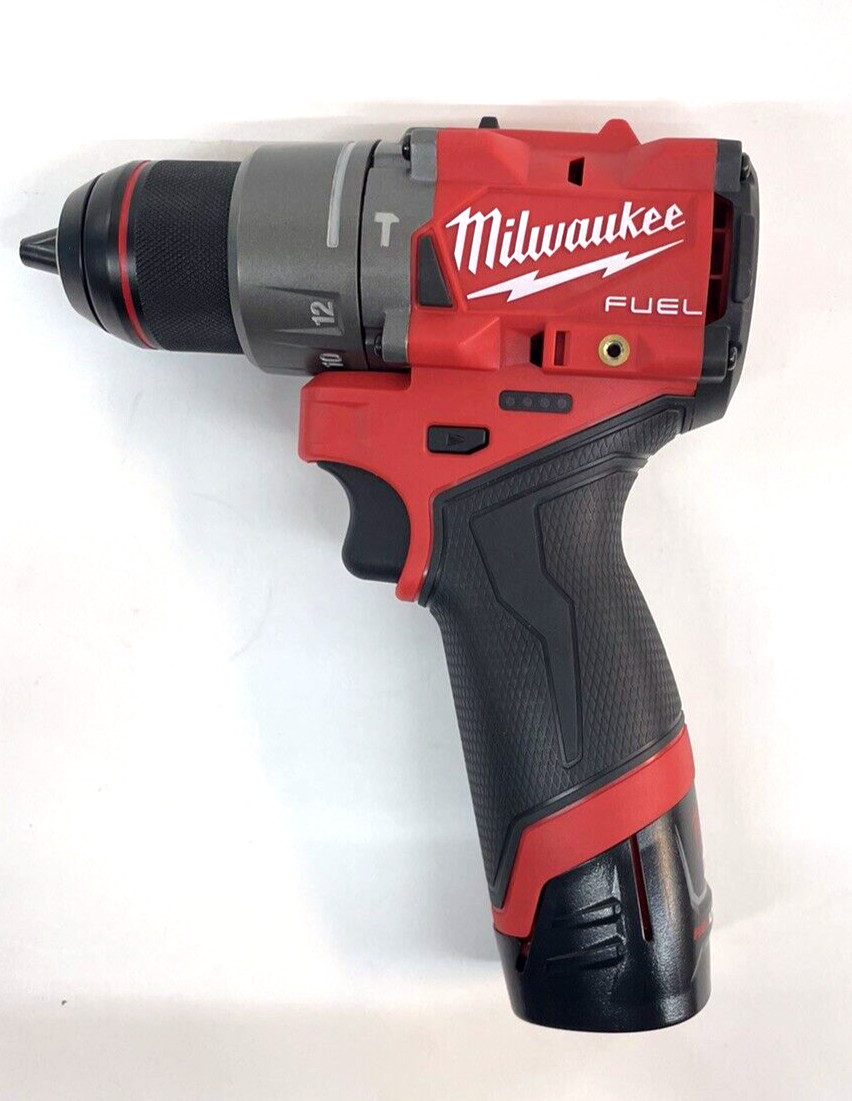 Milwaukee 3404-22 M12 FUEL 1/2″ Hammer Drill/Driver Kit bundle