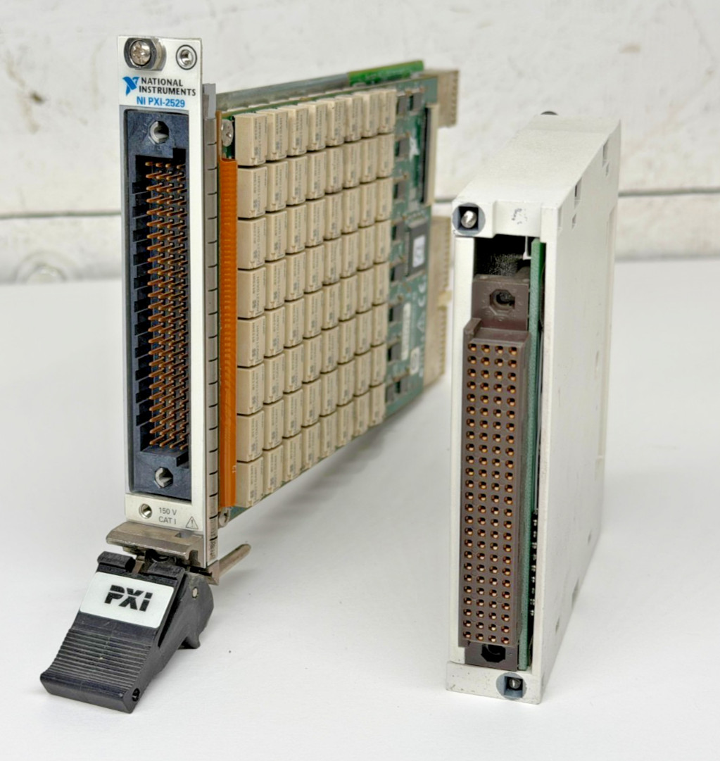 NI PXI-2529 Matrix Switch Module Card & Terminal Block PWB2720-78 Rev B