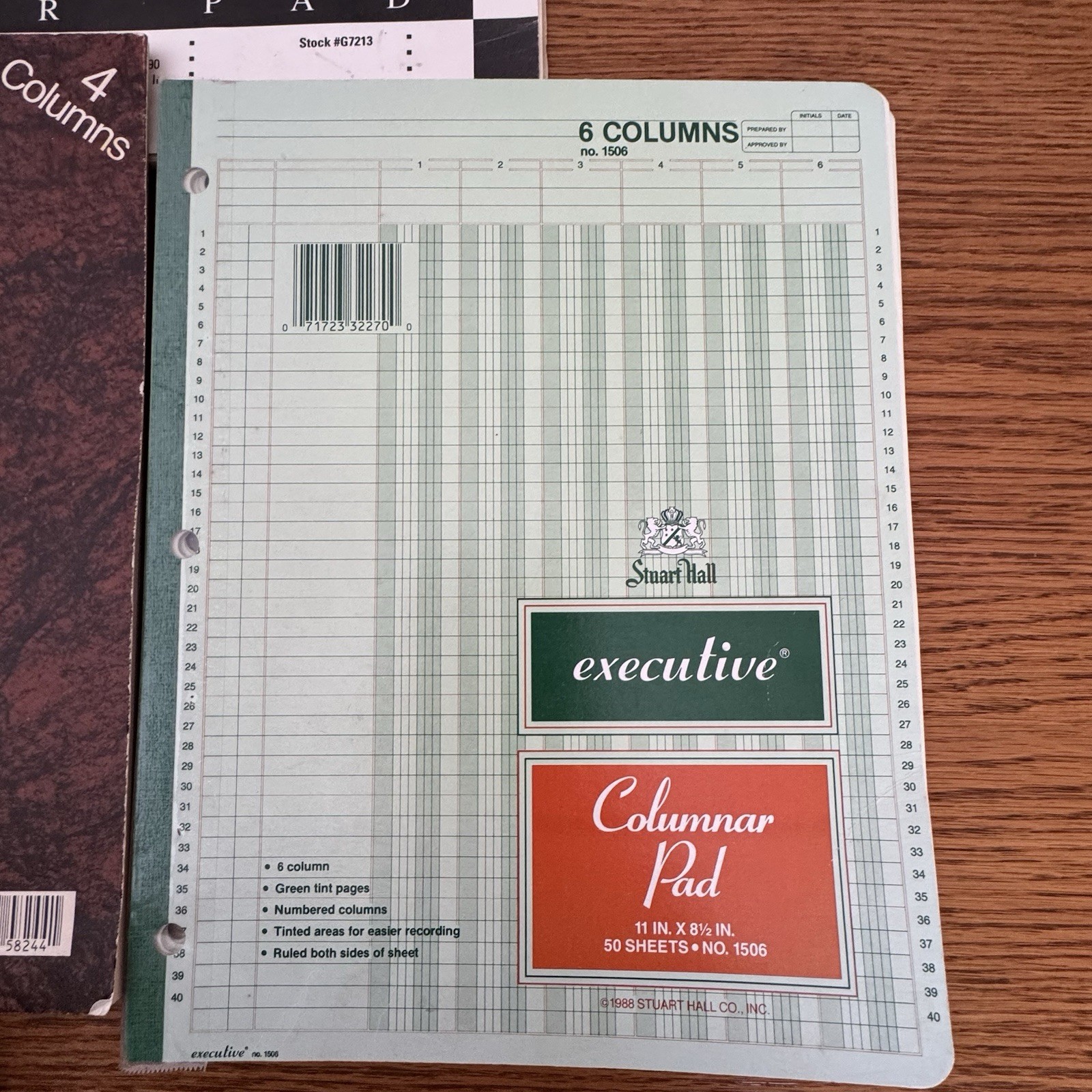 VTG Executive Columnar Pad / Note books Lot (4) Wilson Jones Stuart Hall Mead