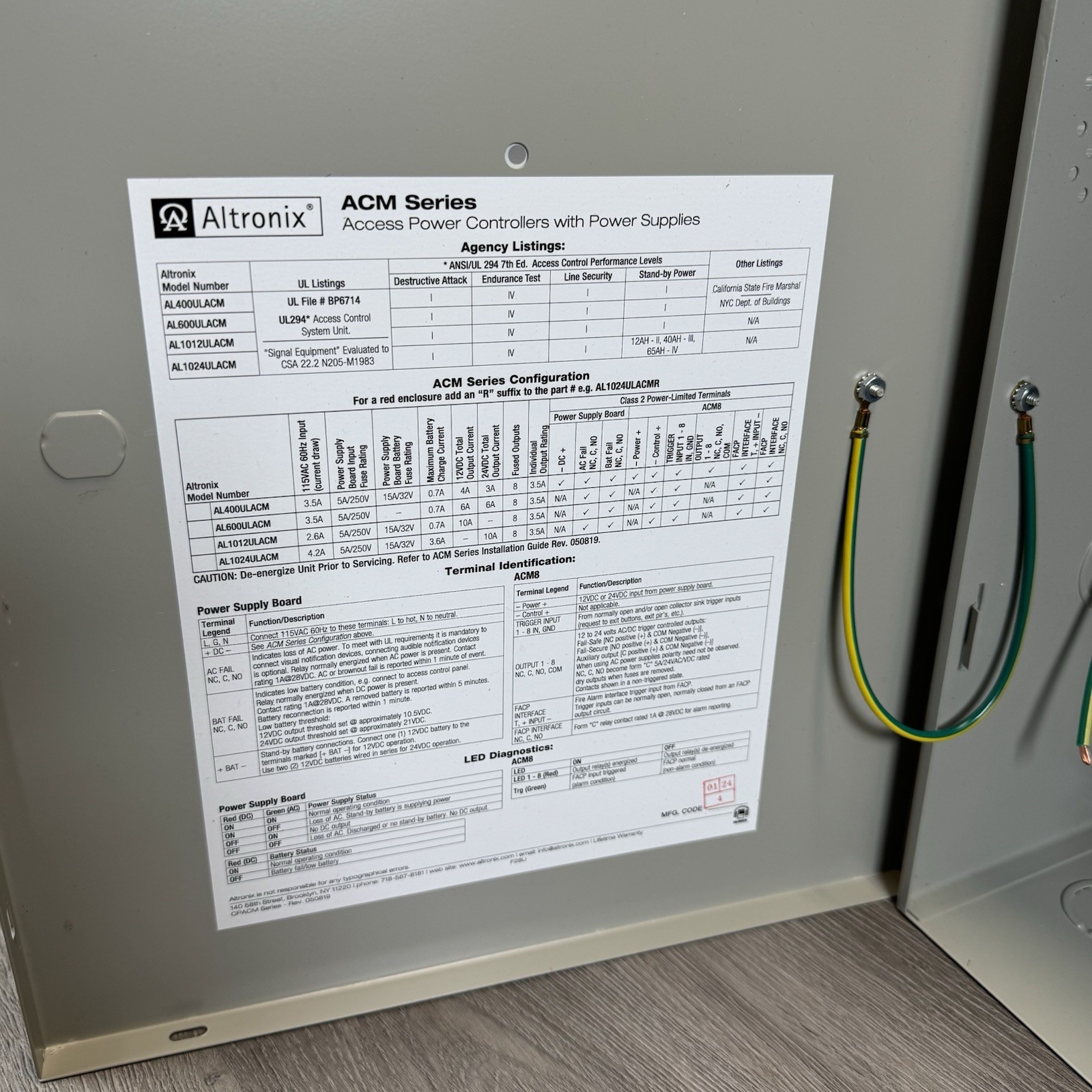 Altronix AL400ULACM Power Supply NEW (Open Box)