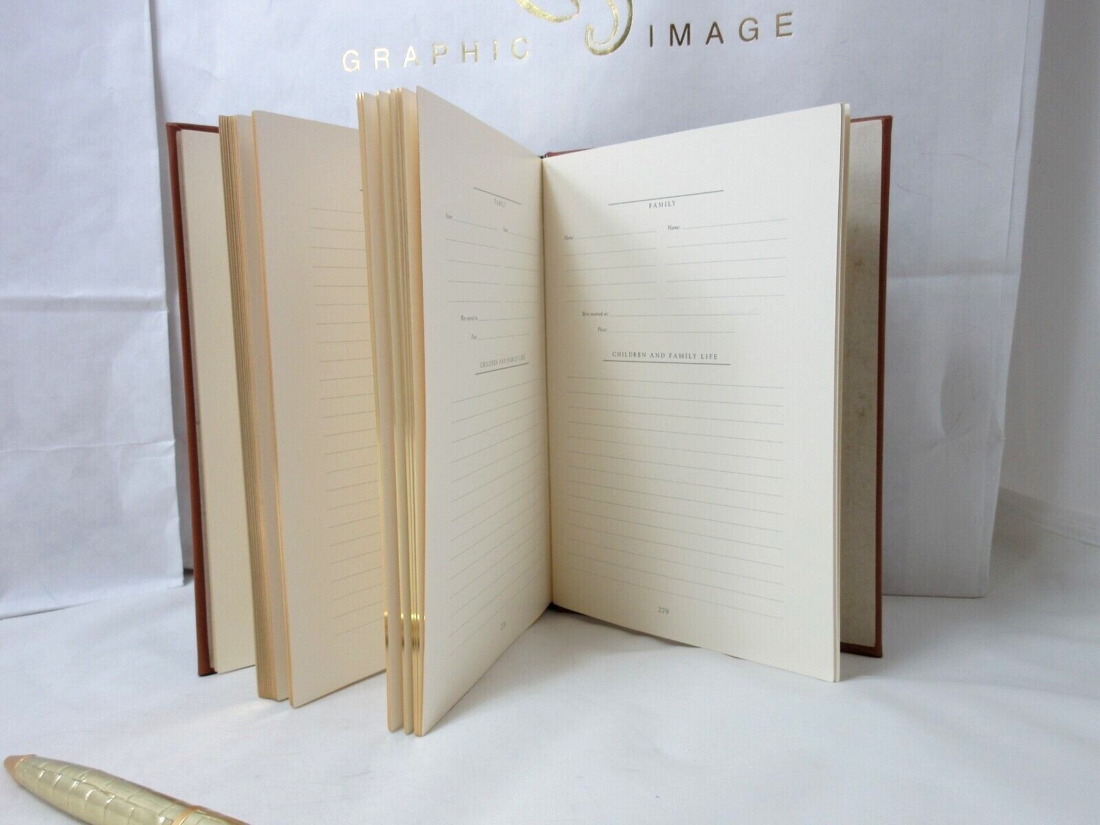 Personal Record: A Lifetime Memoir Heirloom Quality 8″ Leather Journal Levenger