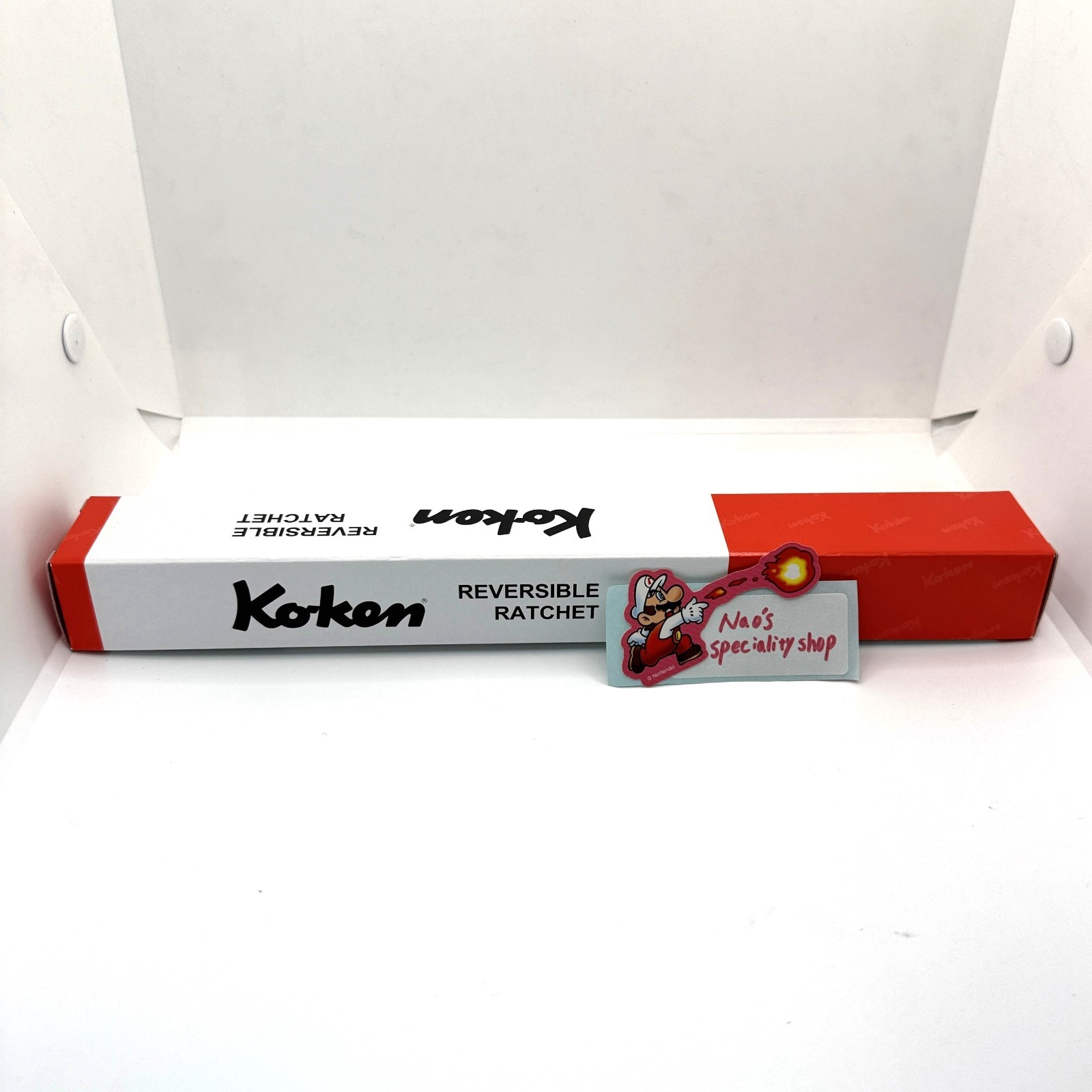 Ko-ken Koken 3726Z-280 Z-EAL Flex Head Long Ratchet Handle 3/8″ Drive 280mm New