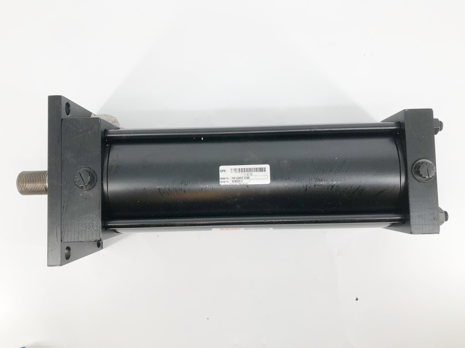 New Parker PAF122441S-12.000 Pneumatic Cylinder 12″ Stroke 250psi – No Box