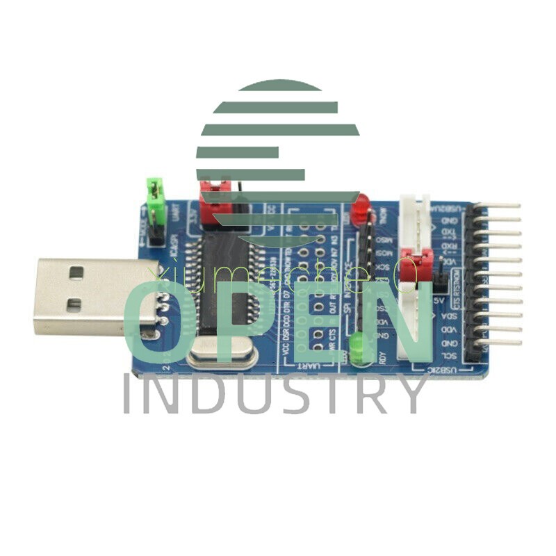 ALL IN 1 Multifunctional USB to SPI/I2C/IIC/UART/TTL/ISP serial Adapter