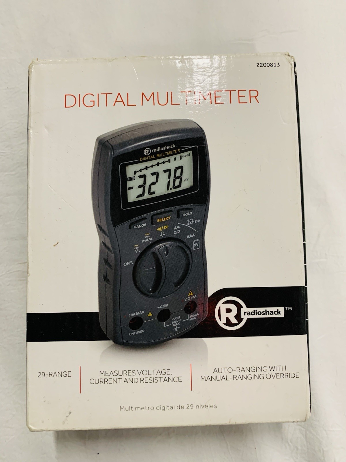RadioShack 29-Range Digital Multimeter (Model 2200813
