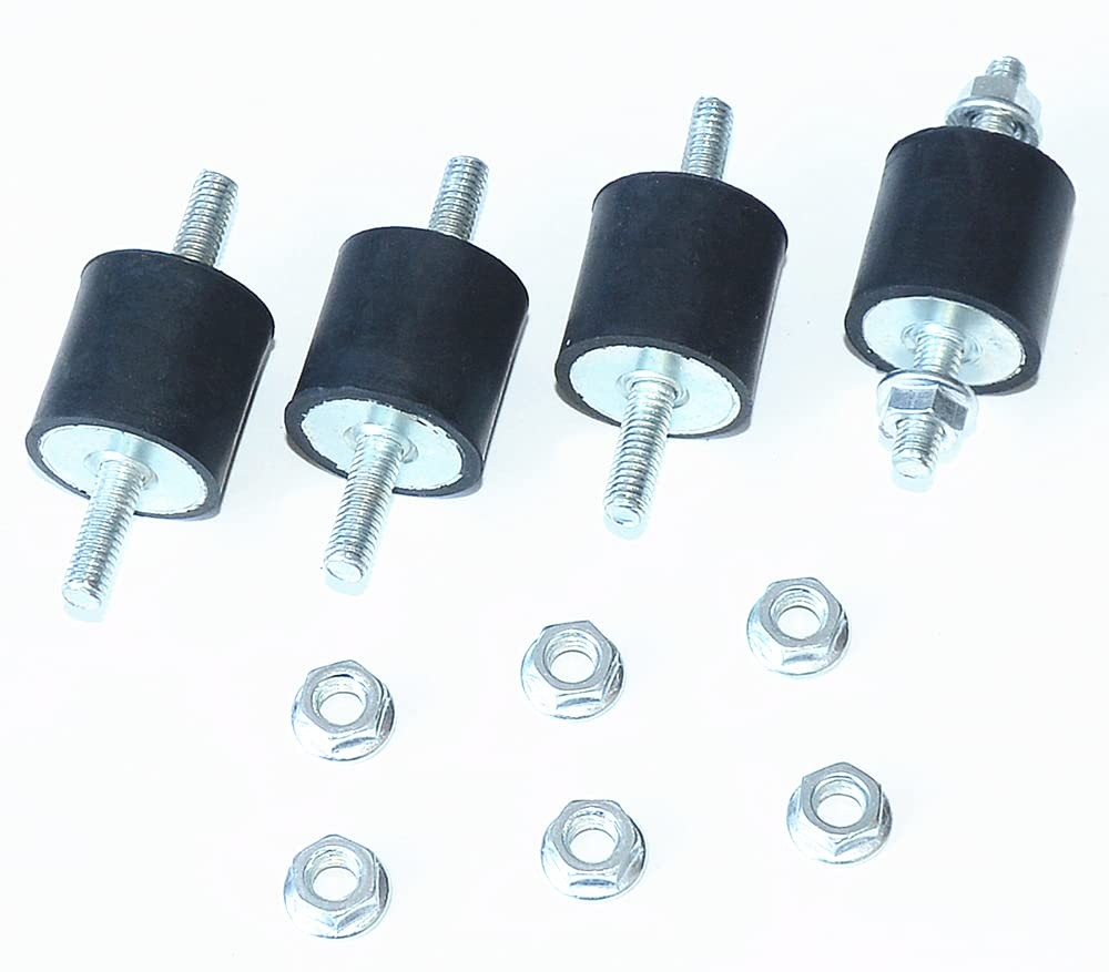 4pcs 25 x 25mm Rubber Mounts Rubber Vibration Isolator Mounts Shock Absorber …