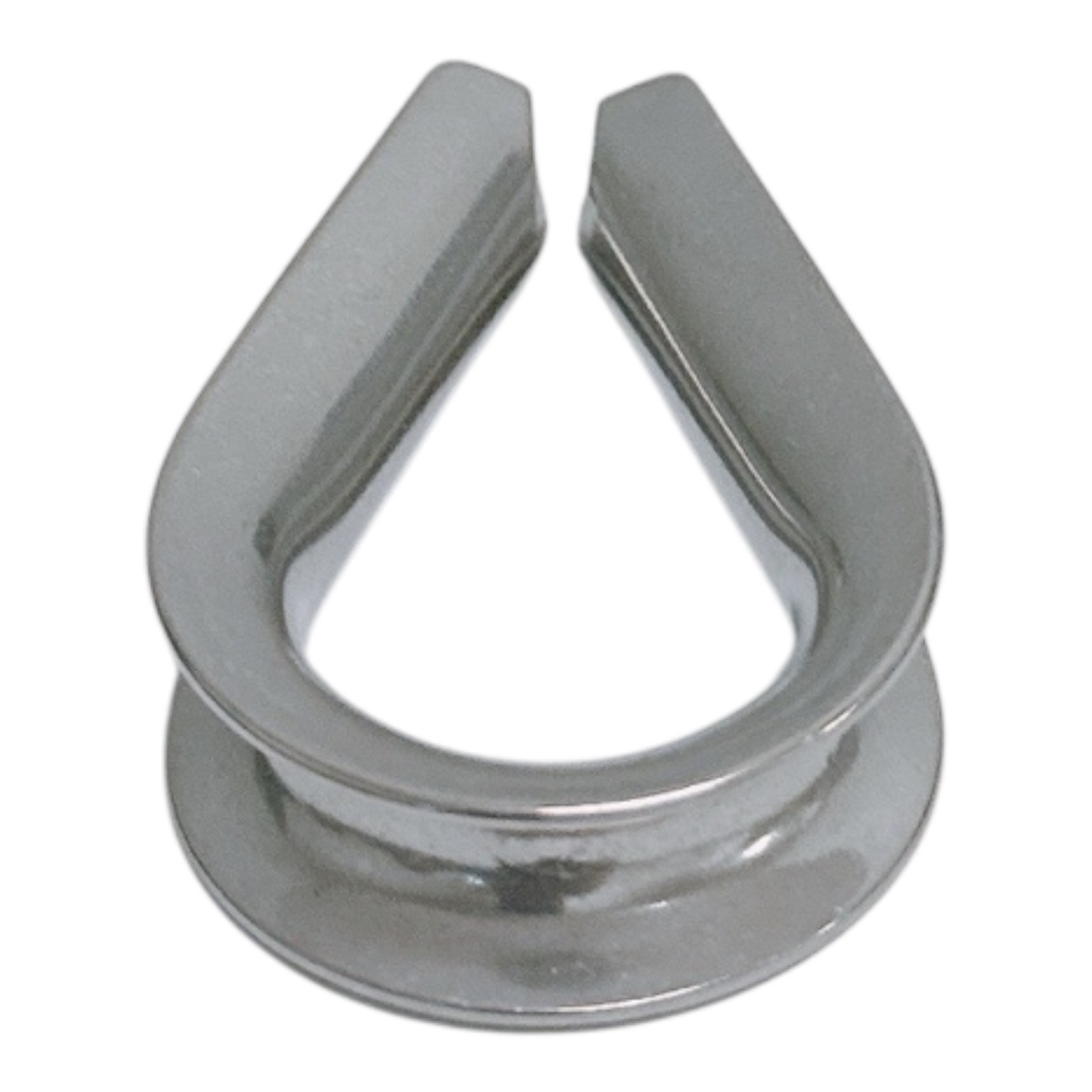 4PC 1/4″ Marine Heavy Duty Wire Rope Thimble 316 Stainless Steel Cable Protector