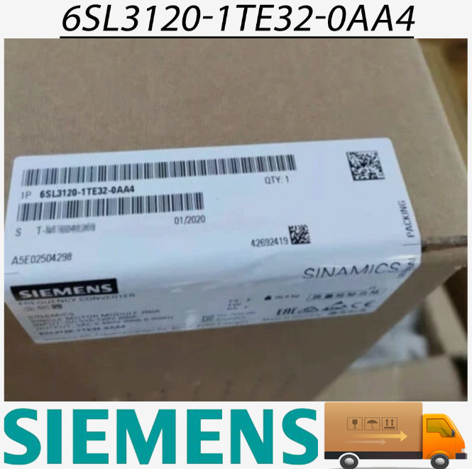 New Siemens 6SL3120-1TE32-0AA4 6SL3 120-1TE32-0AA4 S120 SINGLE MOTOR MODULE PLC