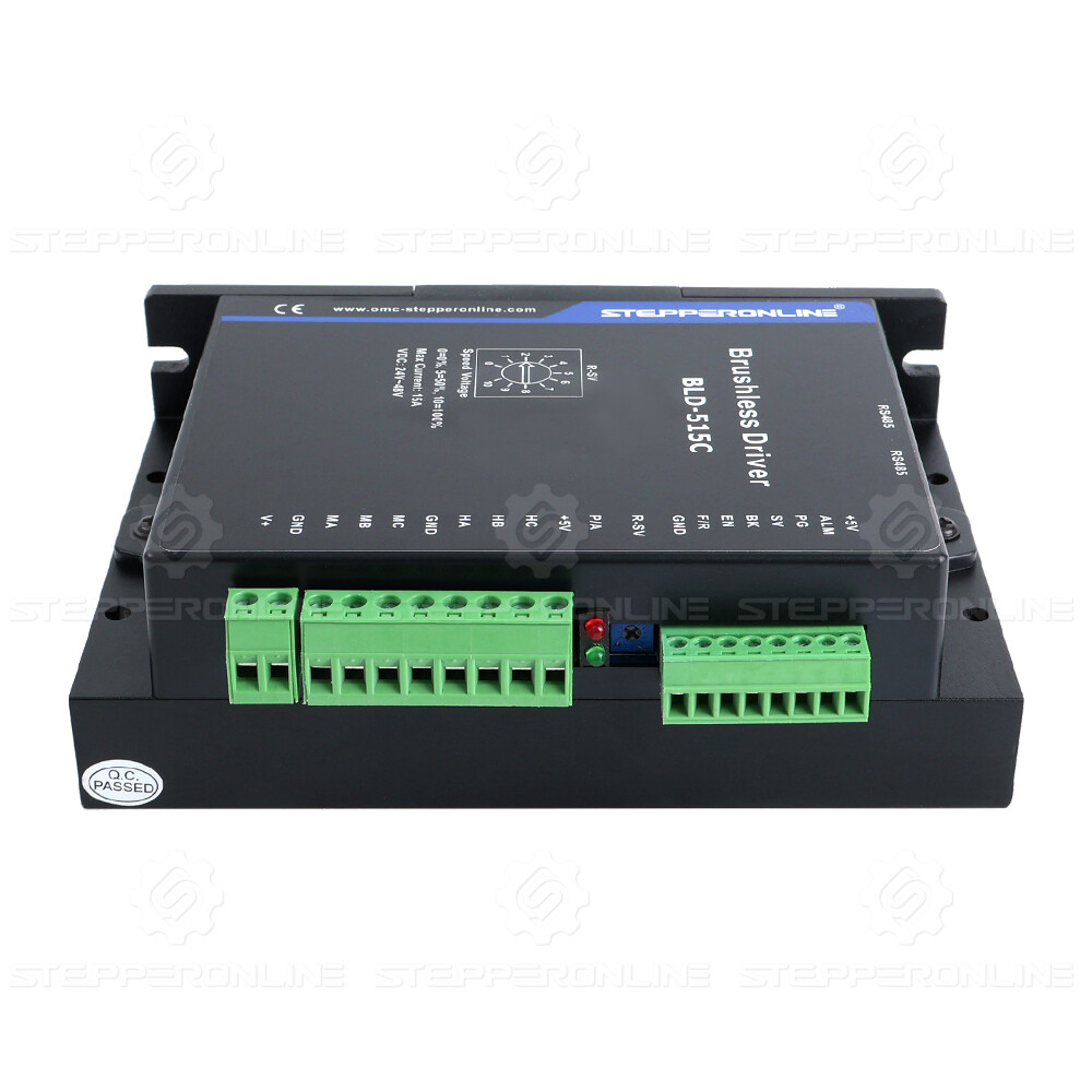 STEPPERONLINE Digital Brushless DC Motor Driver 24-48VDC Max 15A 400W 3-phase
