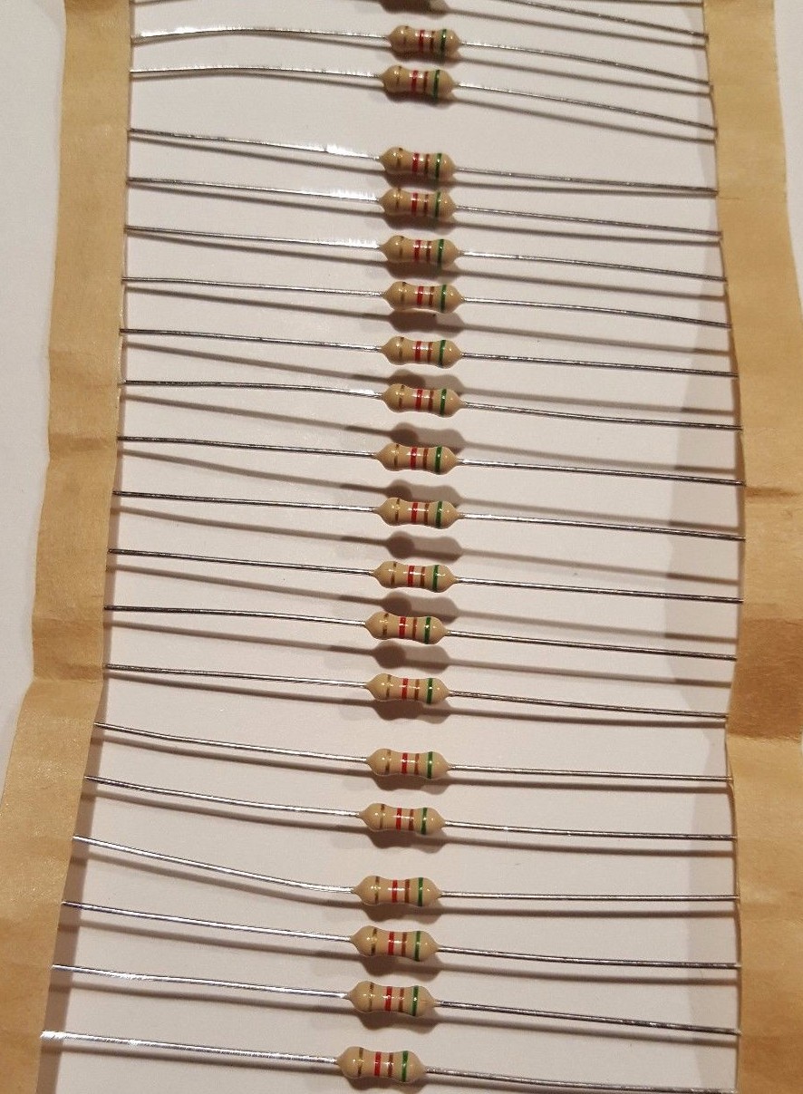 Resistor 1/4W 5% 10 or 100 pieces Multiple Values or Kit USA FAST SHIP