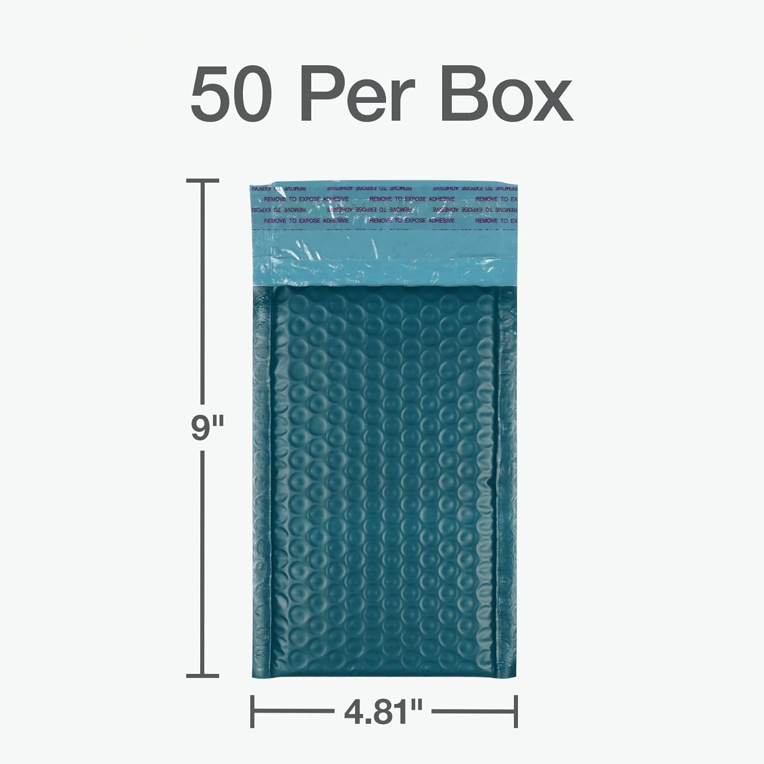 Self-Seal Blue Bubble Mailers (4×7) – 50 Pack of Lightweight Padded Envelopes
