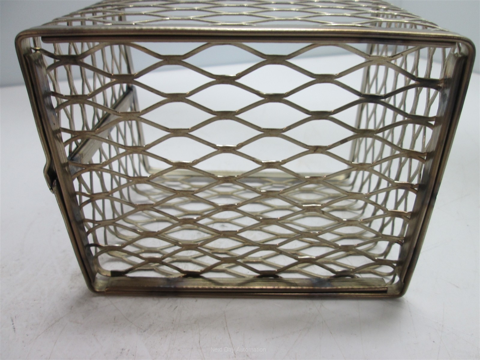 New Stainless Steel Mesh Parts Basket Ultrasonic Cleaner 3.875″ x 4.75″ x 3.5″