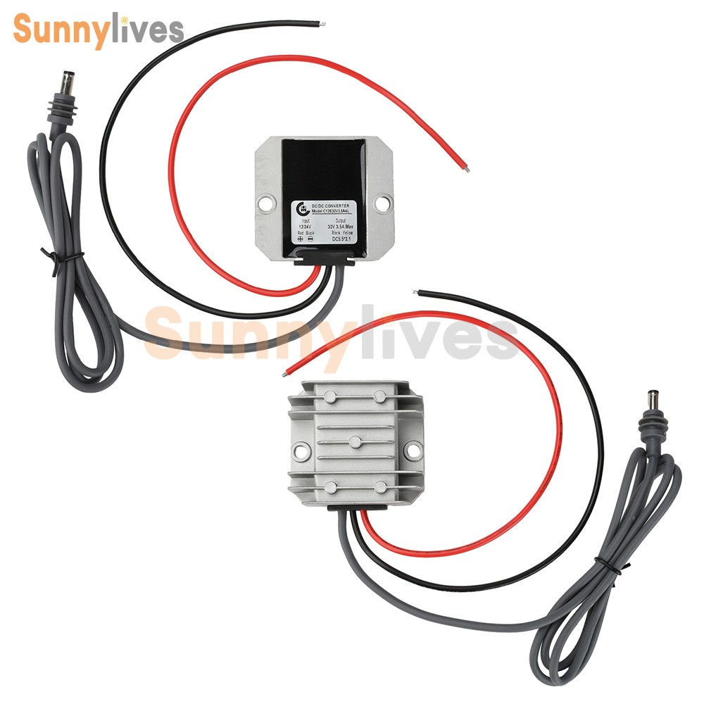 DC 12V24V to DC 30V 3.5A Power Cord Converter Boost Conversion Module Waterproof