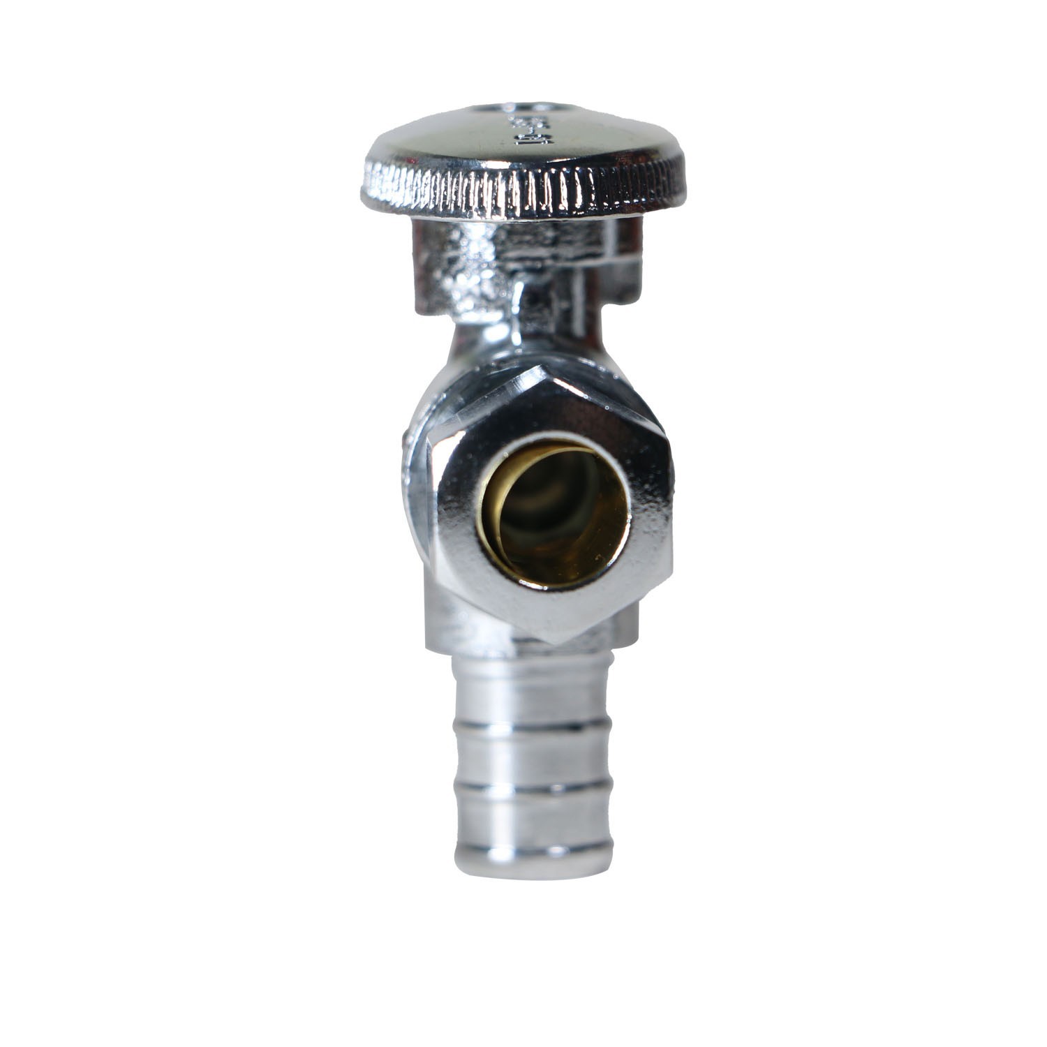 200 PIECES 1/2″ PEX X 3/8″OD 1/4 TURN ANGLE STOP VALVE (LEAD-FREE) METAL HANDLE