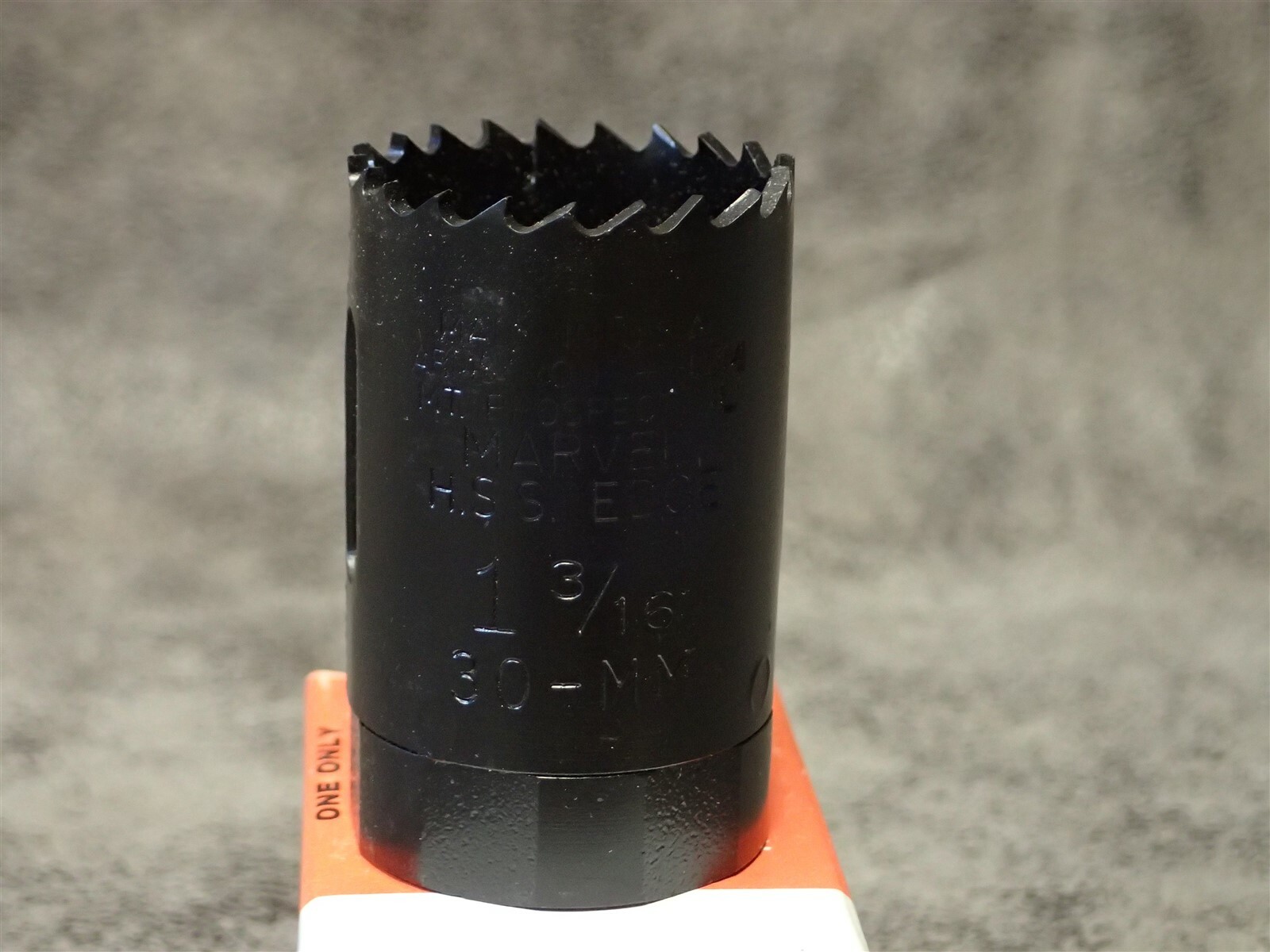 #19 Marvel Armstrong Blum 1-3/16″ Hole Saw, 1-7/8″ Cutting Depth HSS Tooth Edge