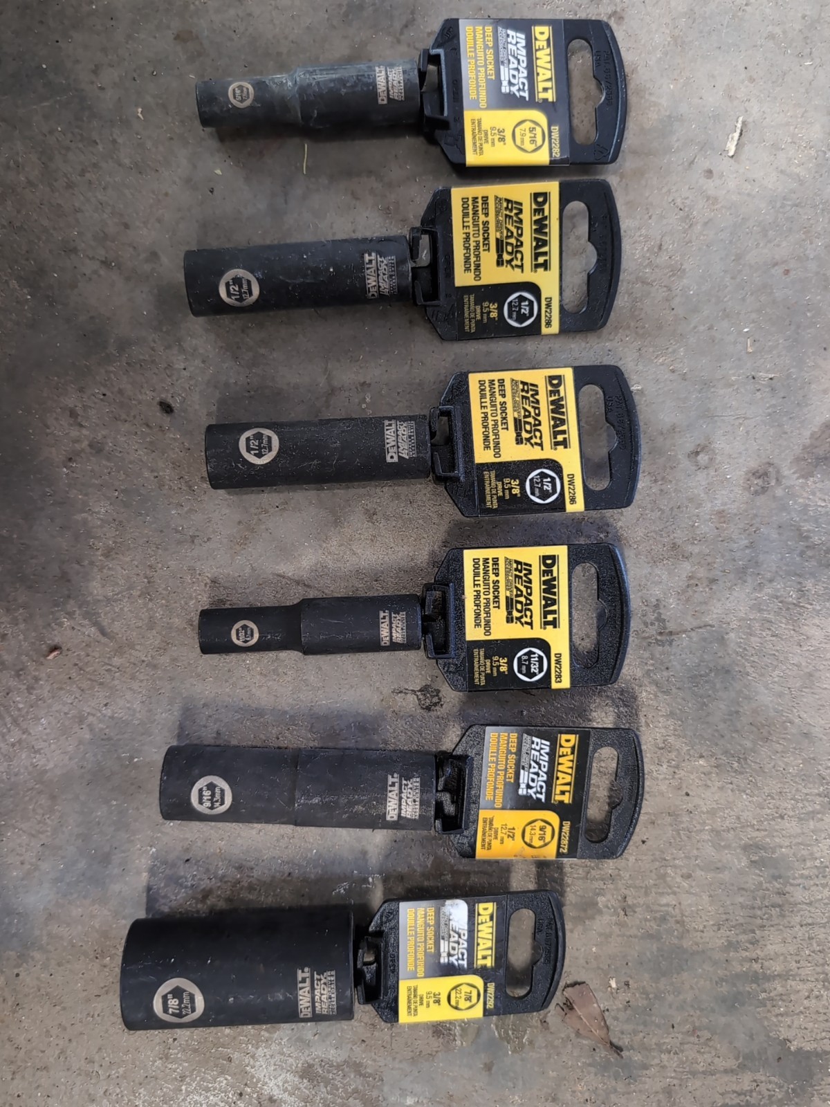 Dewalt DW2292 Impact Ready Deep Socket 7/8″ 3/8 Drive Dw22872 Dw2283 Dw2286