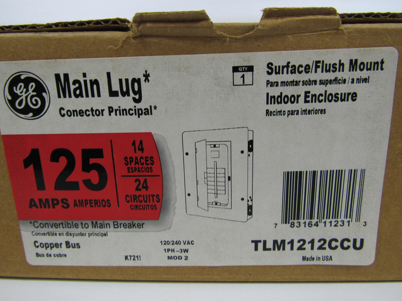 GE TLM1212CCU Loadcenters and Panelboards