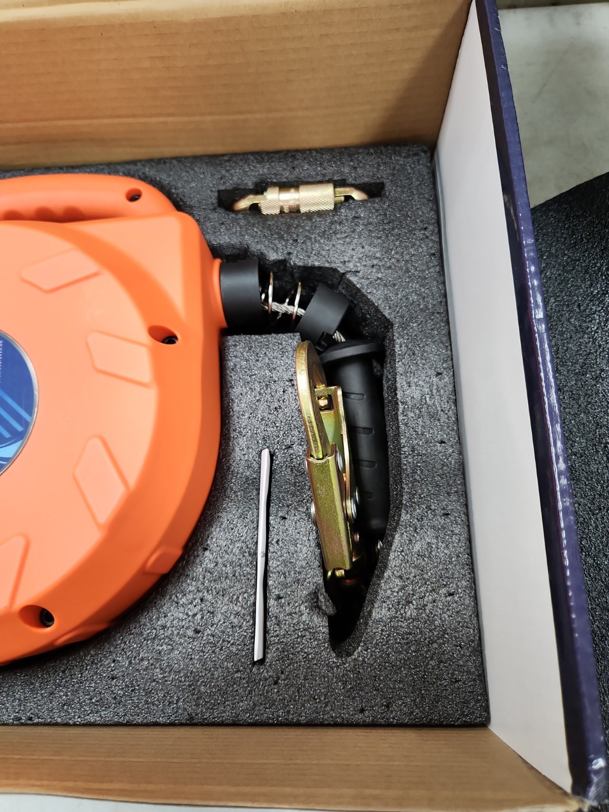 TRSMIMA Fall Protection Retractable Lanyard 50Ft. Self-Retracting Fall Arrest