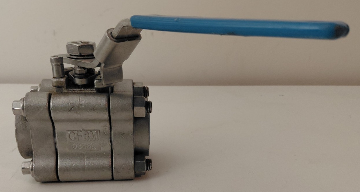 Jamesbury 4BBTG3600XT2 3/4 Inch Ball Valve CF8M, CL800, 0838K