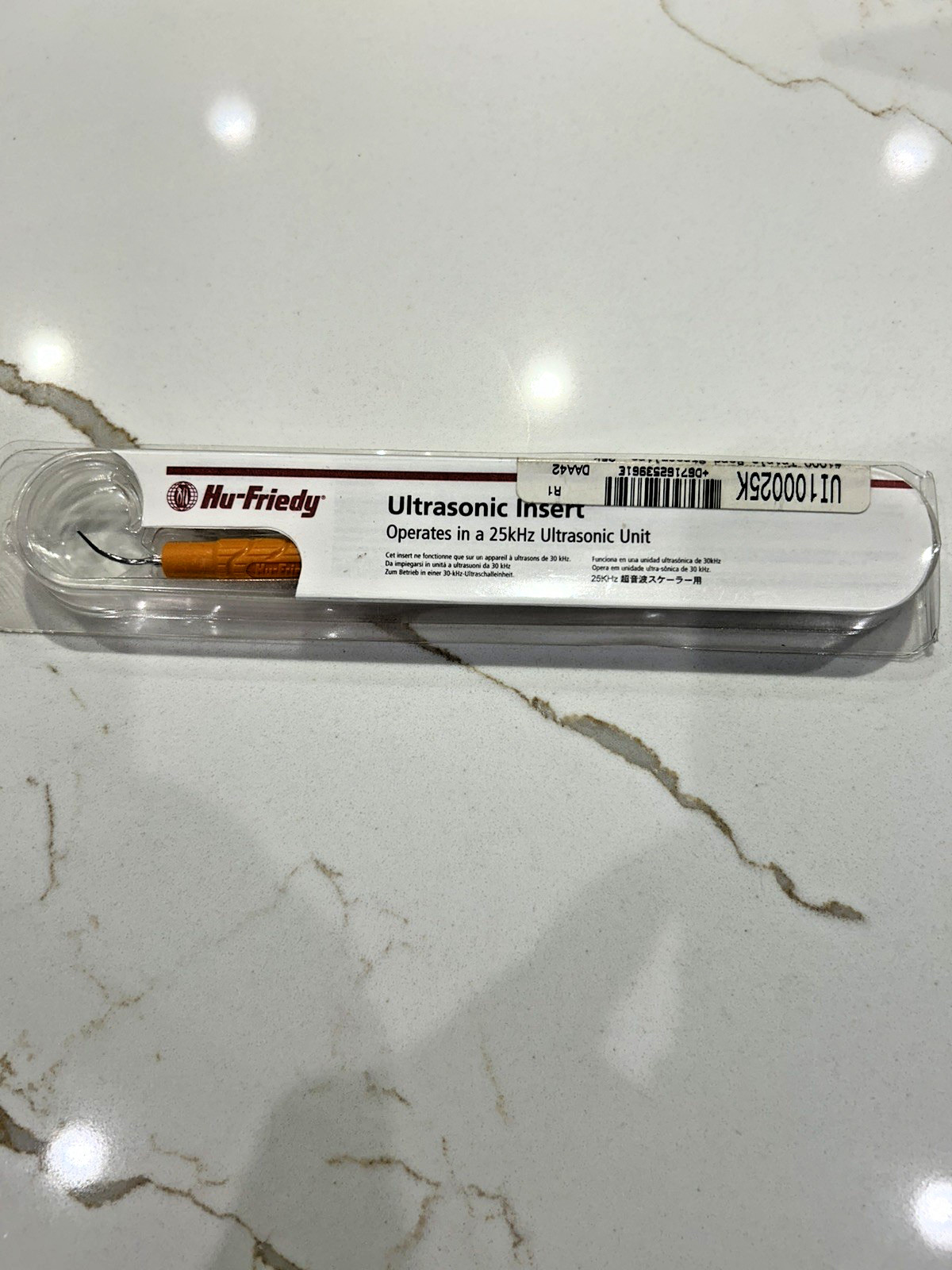 Hu-Friedy Streamline Triple Bend Ultrasonic Scaler Insert UI1000 25kHz